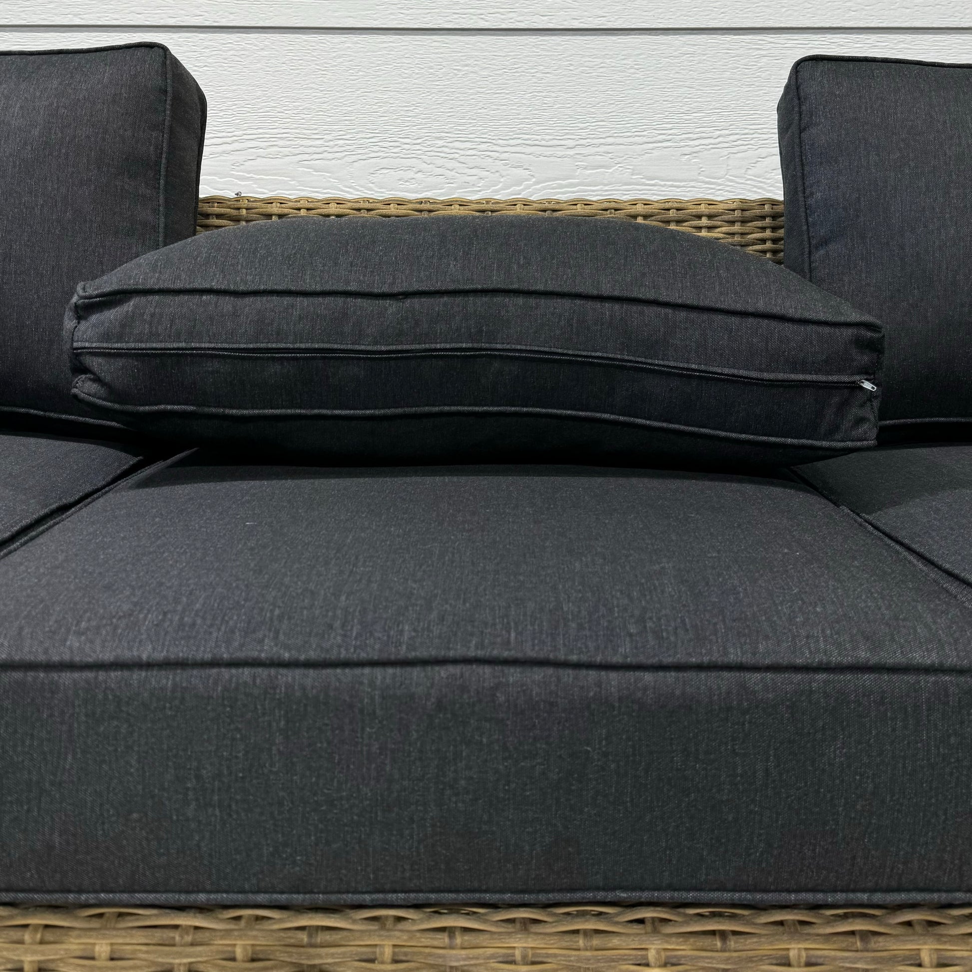 Portsea 3 Seater - Brushed Wheat / Denim Grey