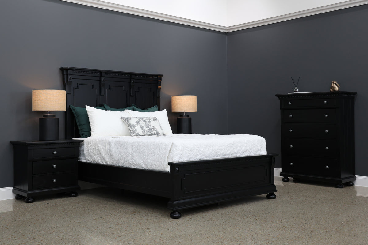 Adelaide Bed - Urban Black