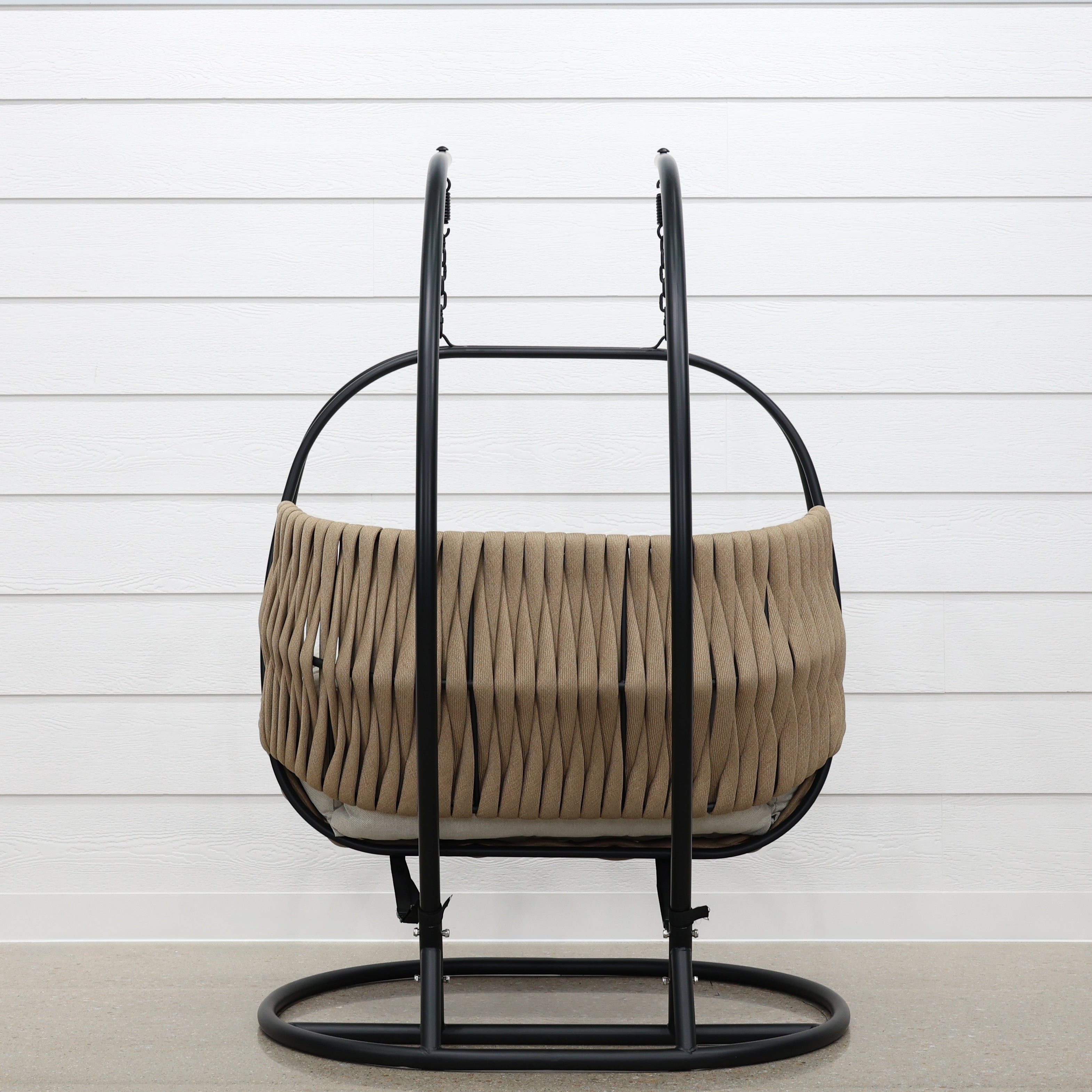 Double Lily Egg Chair - Black
