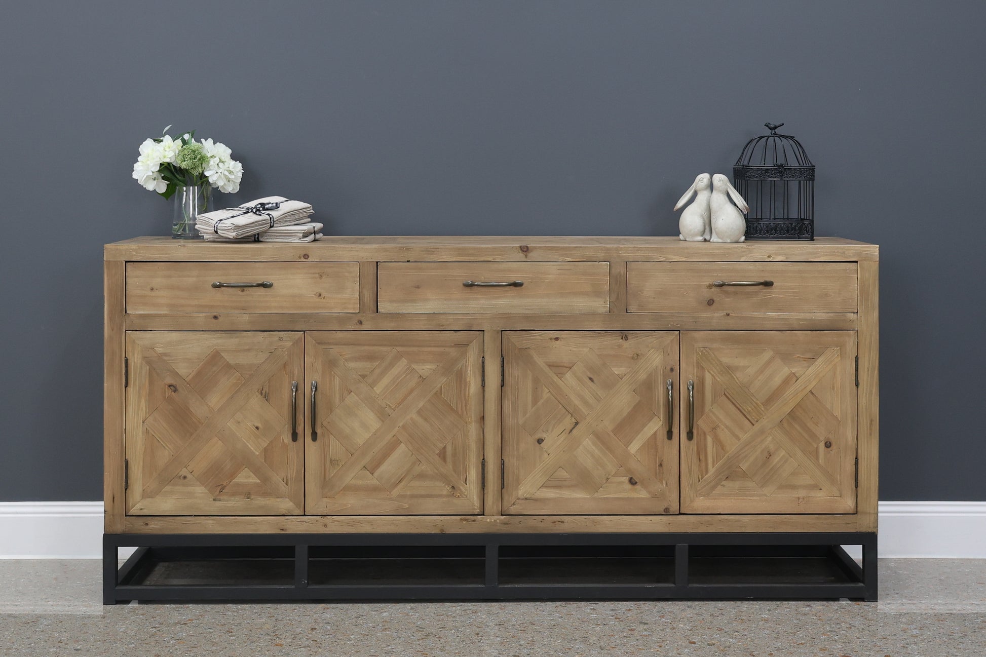 Henry 4 Door Cabinet