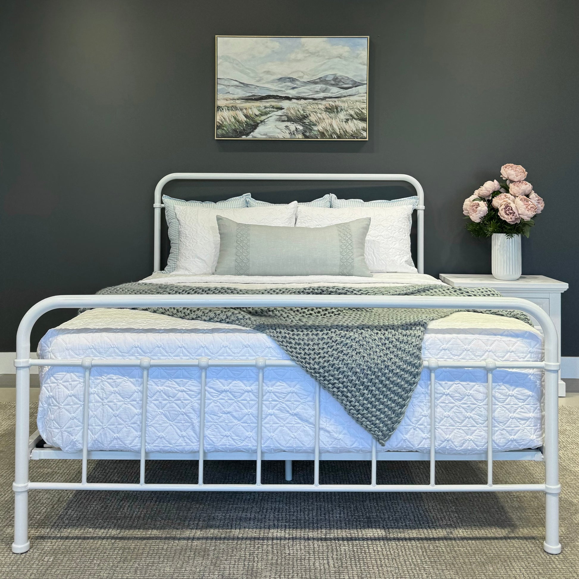 Emerald Bed - White