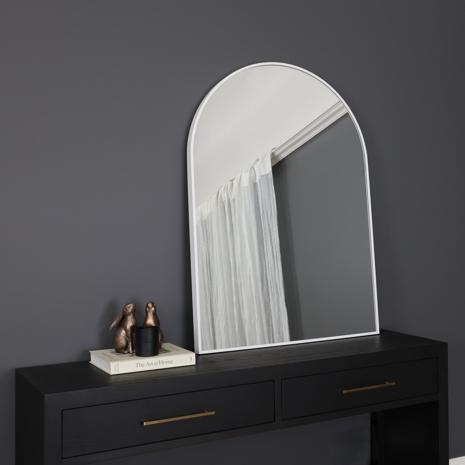 Sydney Arched Mirror - White