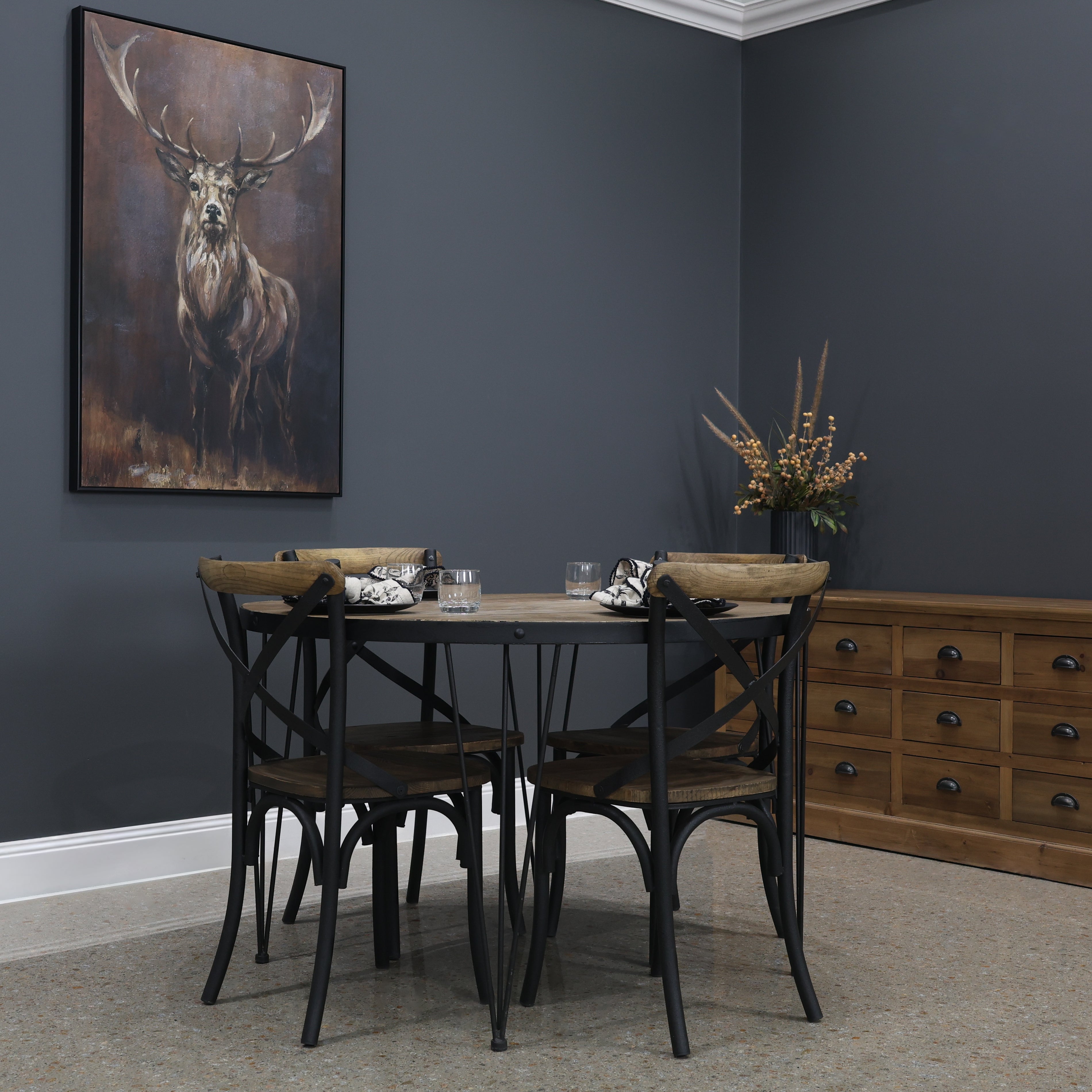 Warby Round Dining Table