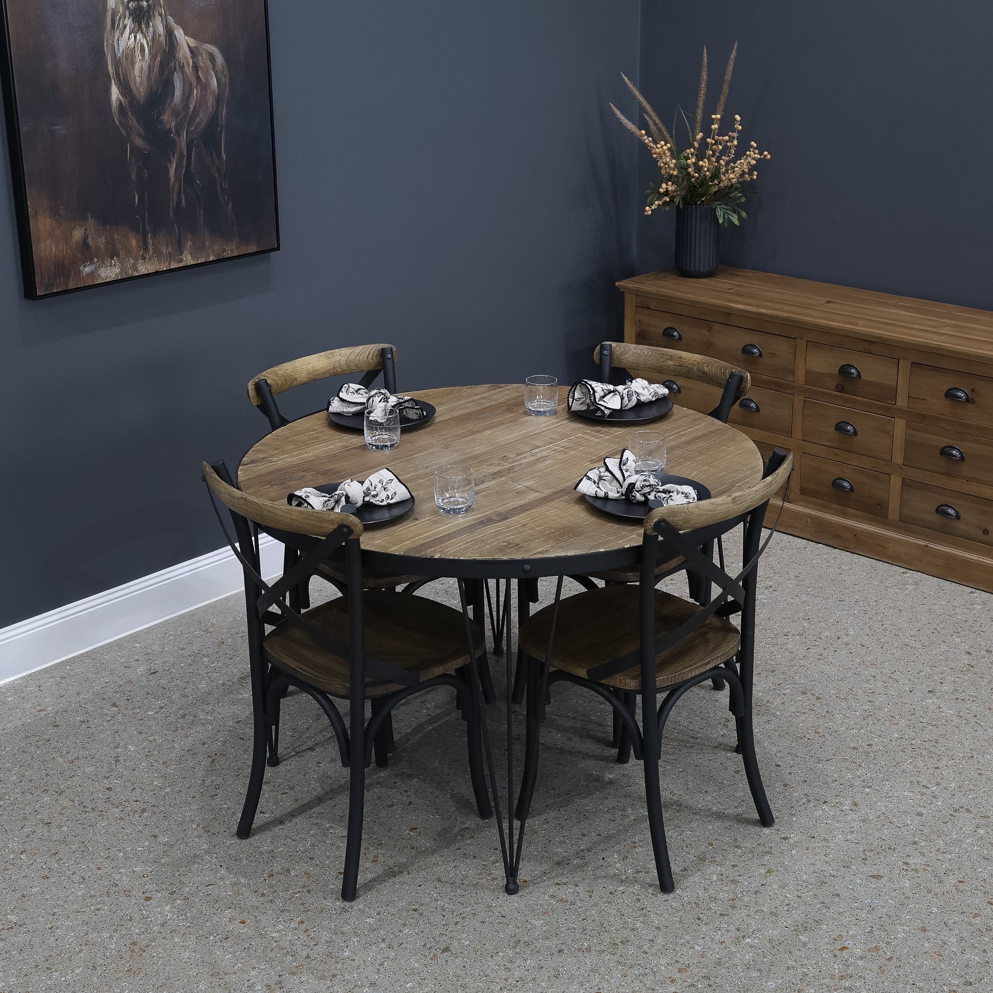 Warby Round Dining Table