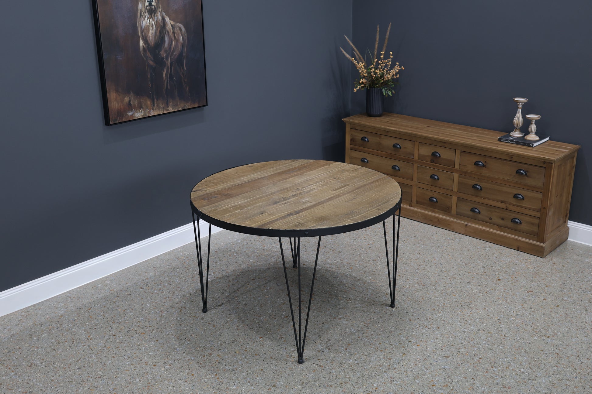 Warby Round Dining Table