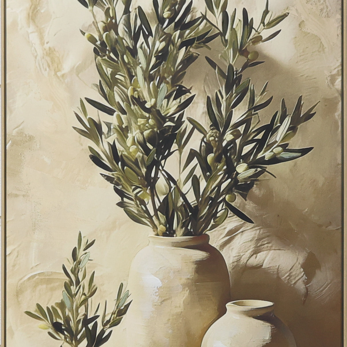 Stand Tall Olives & Urn Canvas