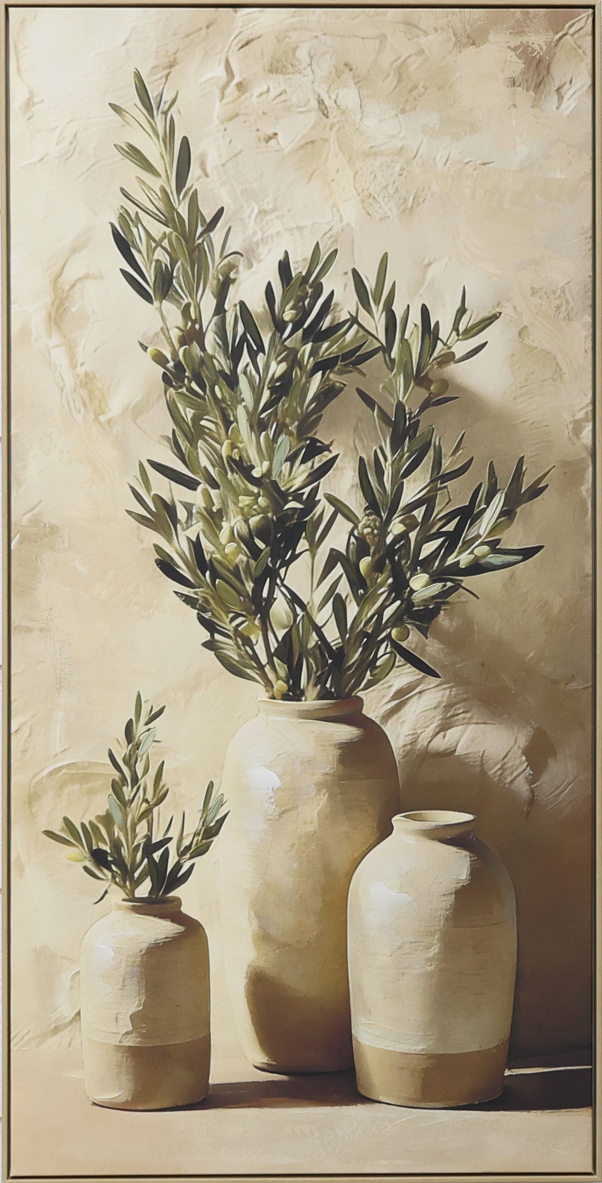 Stand Tall Olives & Urn Canvas