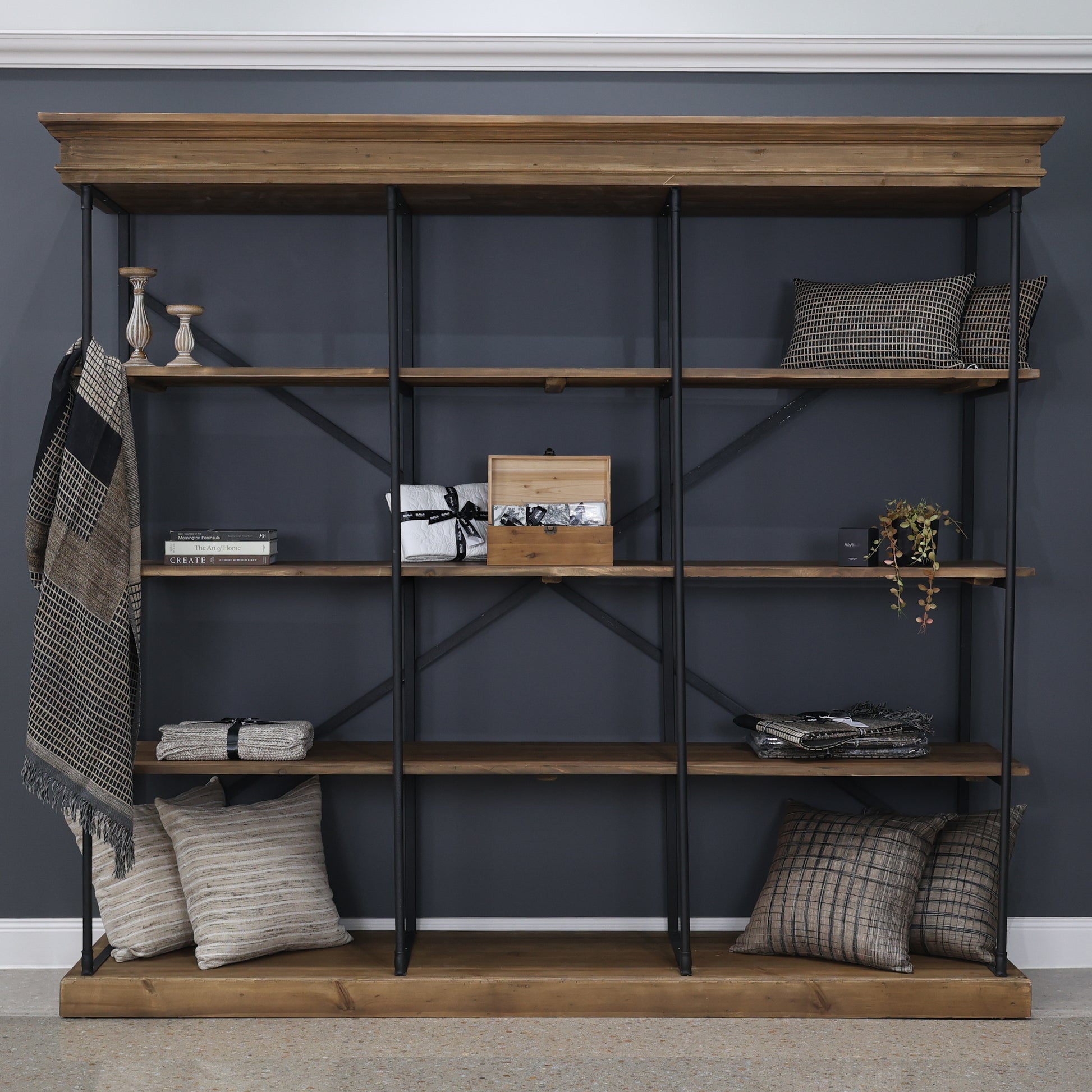 Linen Display Bookcase Large