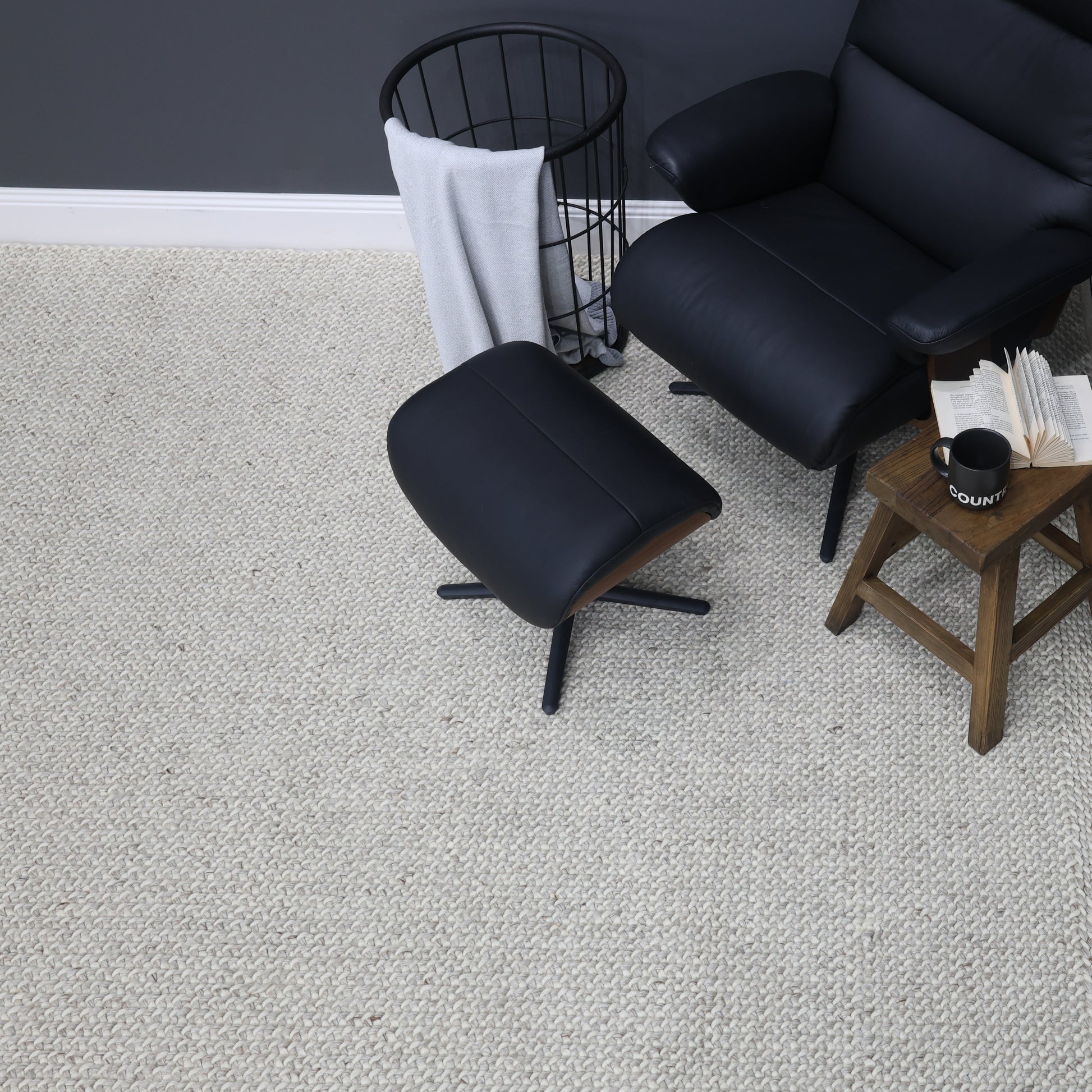 Hepburn Rug - Ivory Marled