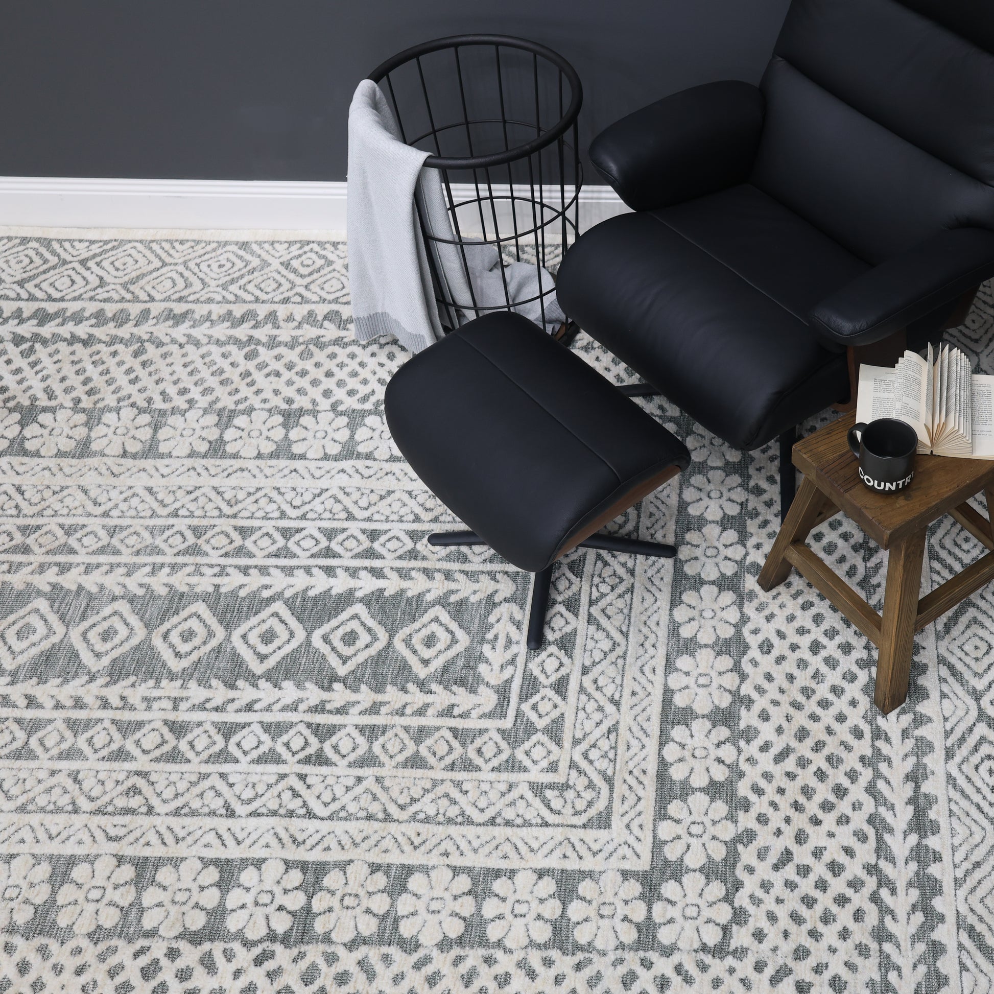Elmore Rug - Ivory Sage