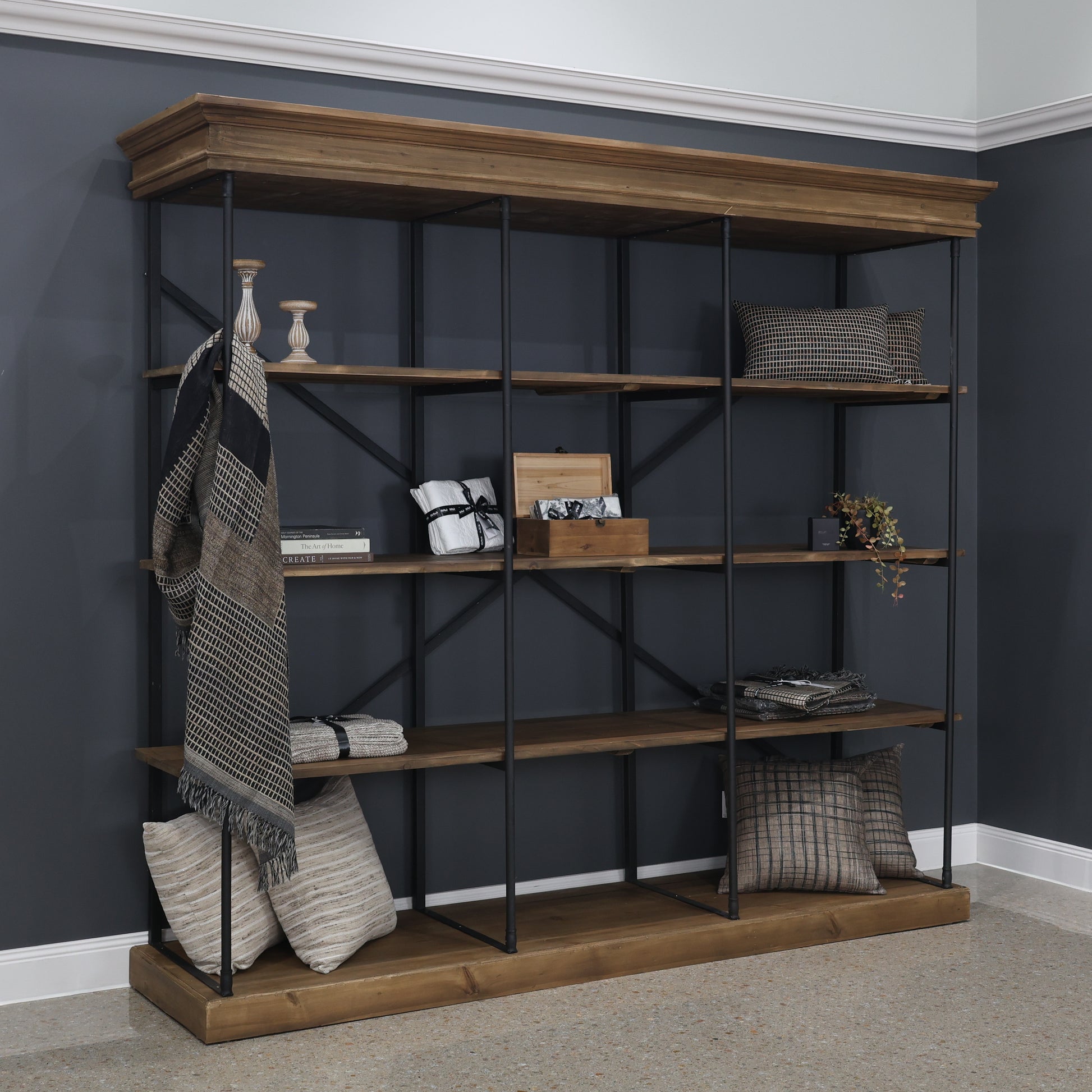Linen Display Bookcase Large
