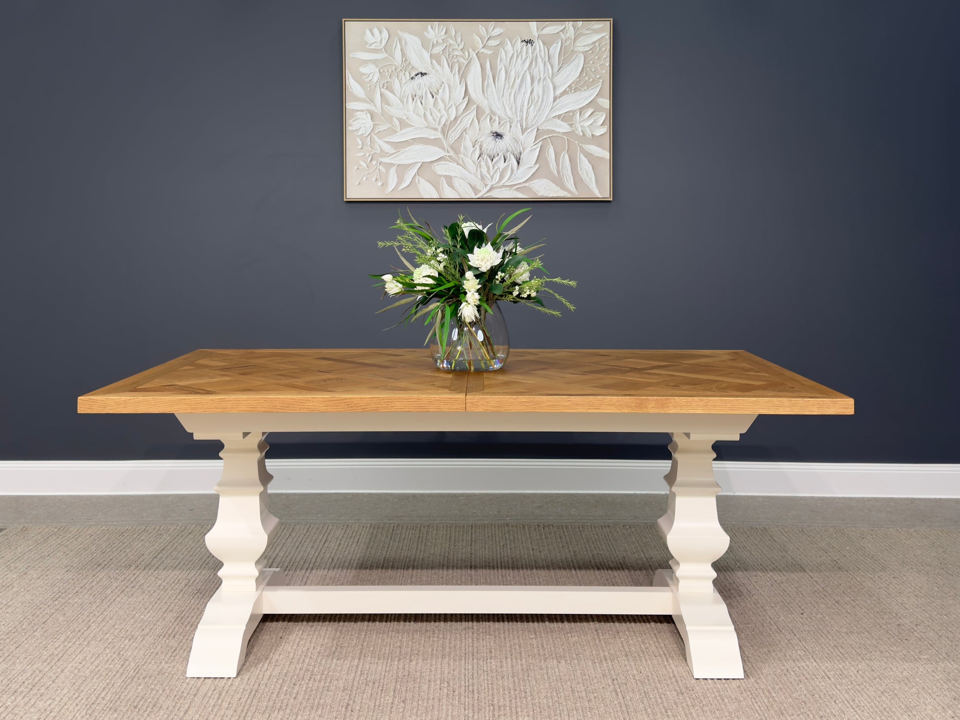 Hampton Extension Dining Table 191 - 241cm L