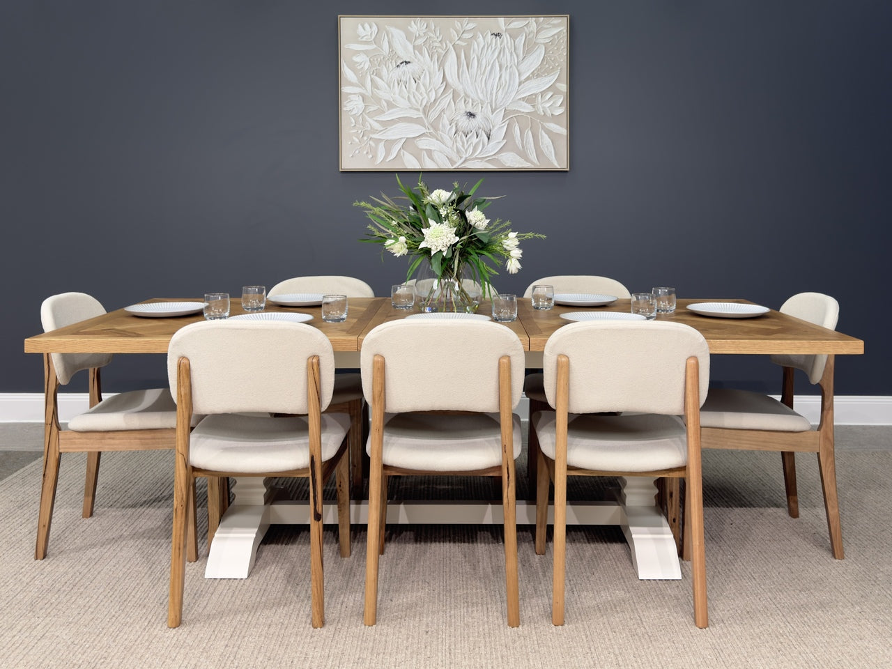 Hampton Extension Dining Table 191 - 241cm L