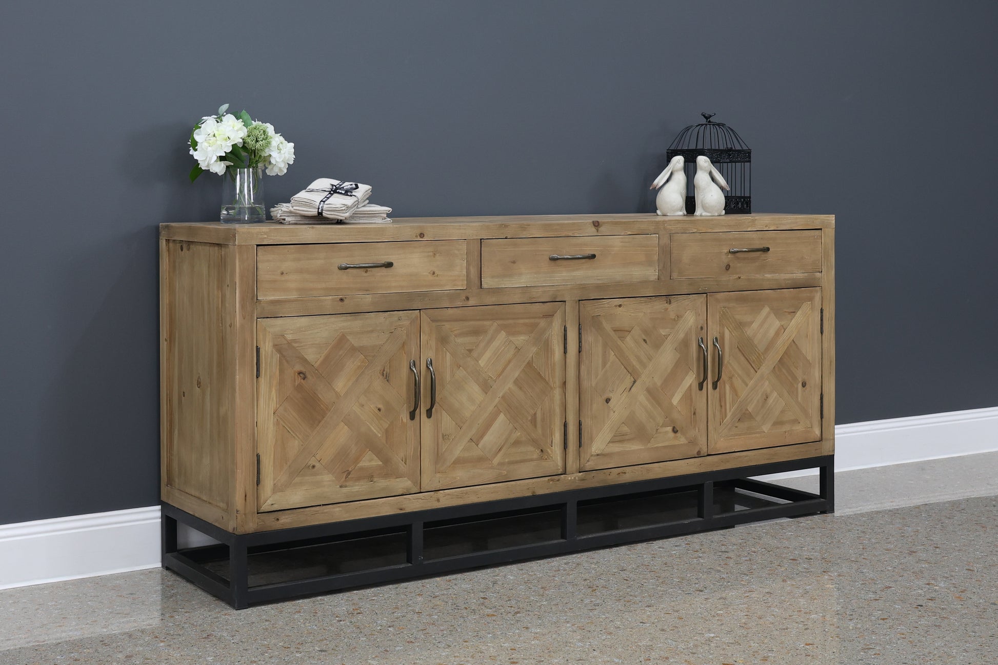 Henry 4 Door Cabinet