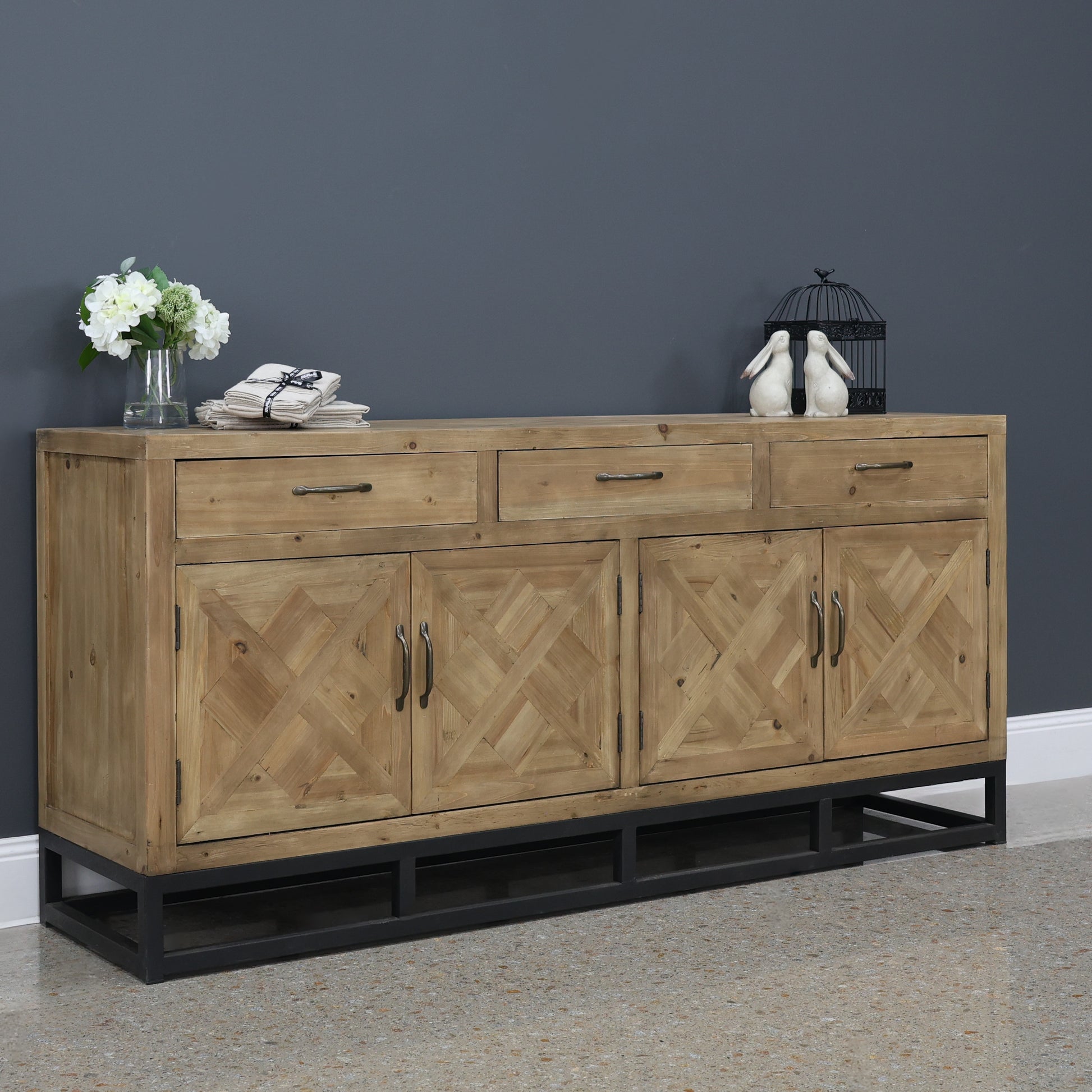 Henry 4 Door Cabinet