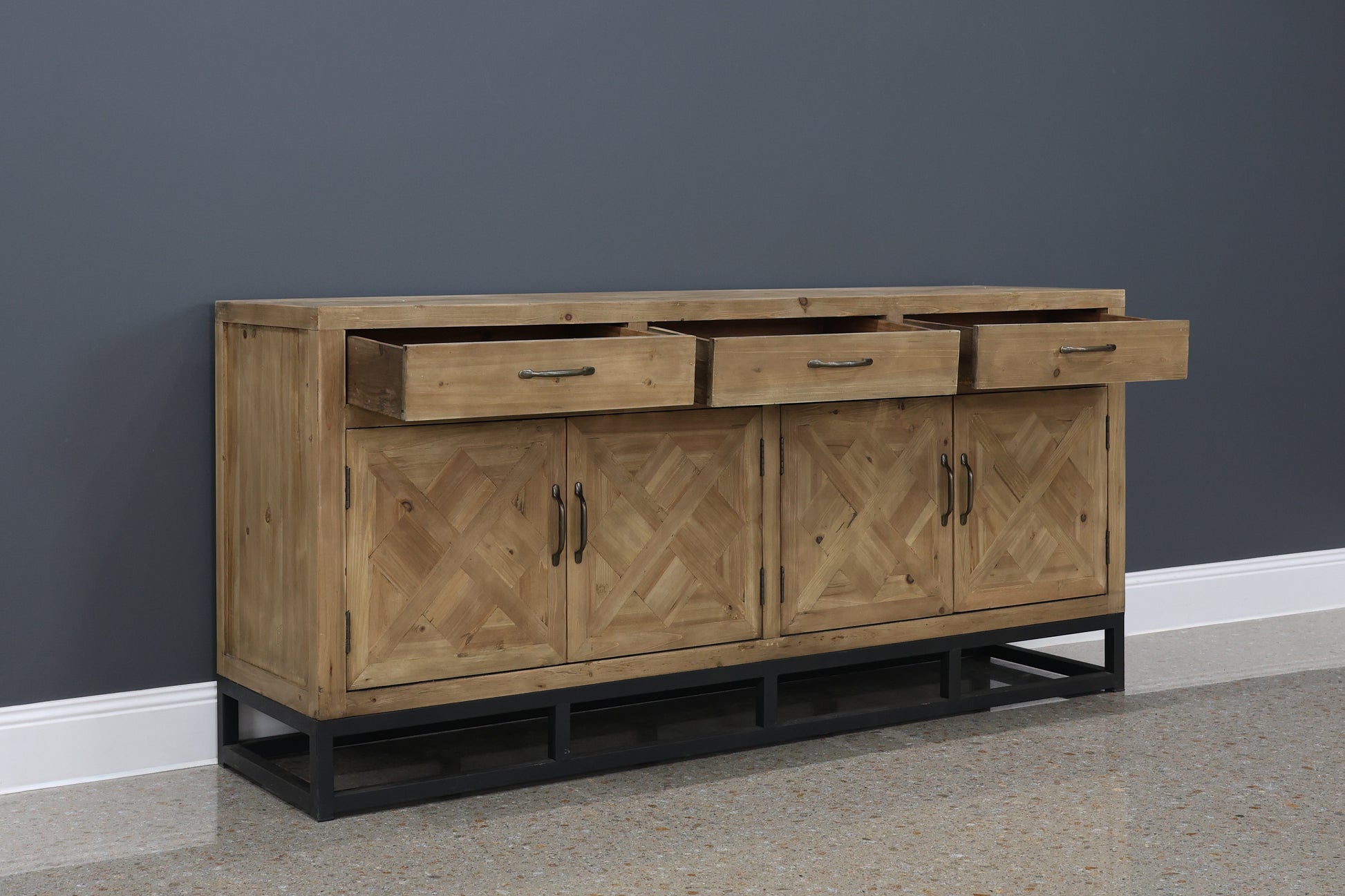 Henry 4 Door Cabinet