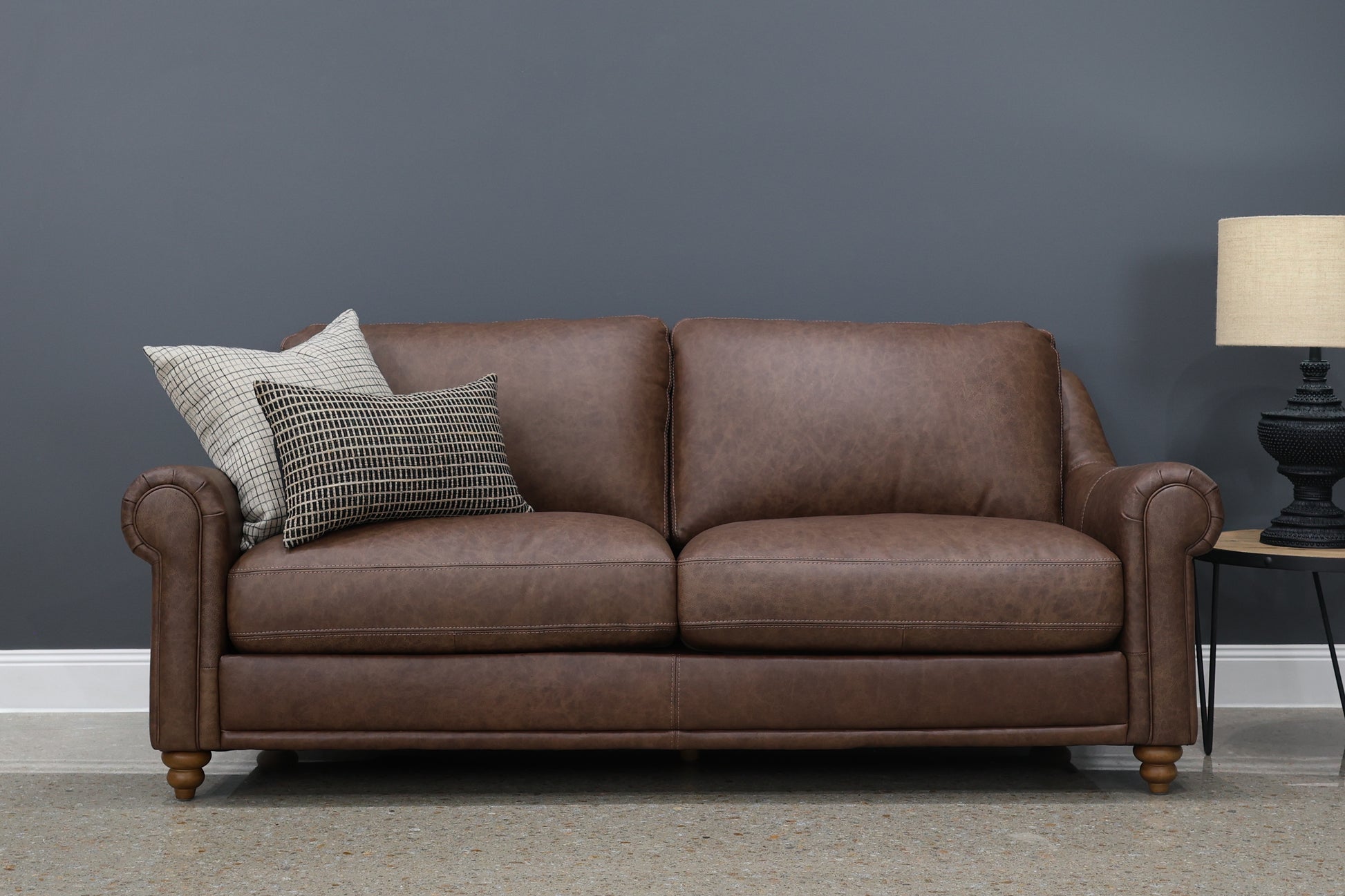 Canterbury Sofa - Vintage Chestnut Leather