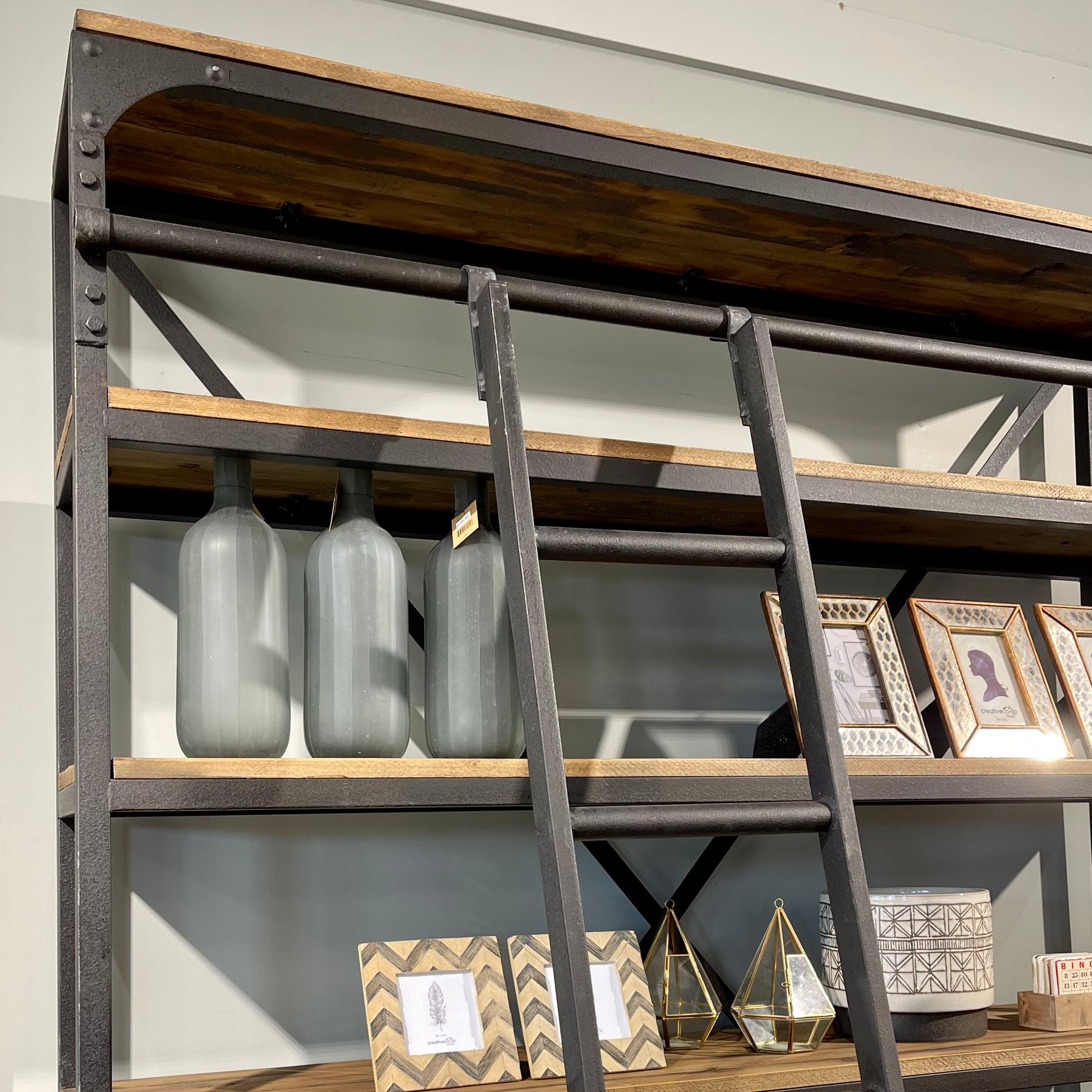 Oxley Bookcase w/ Ladder - Large