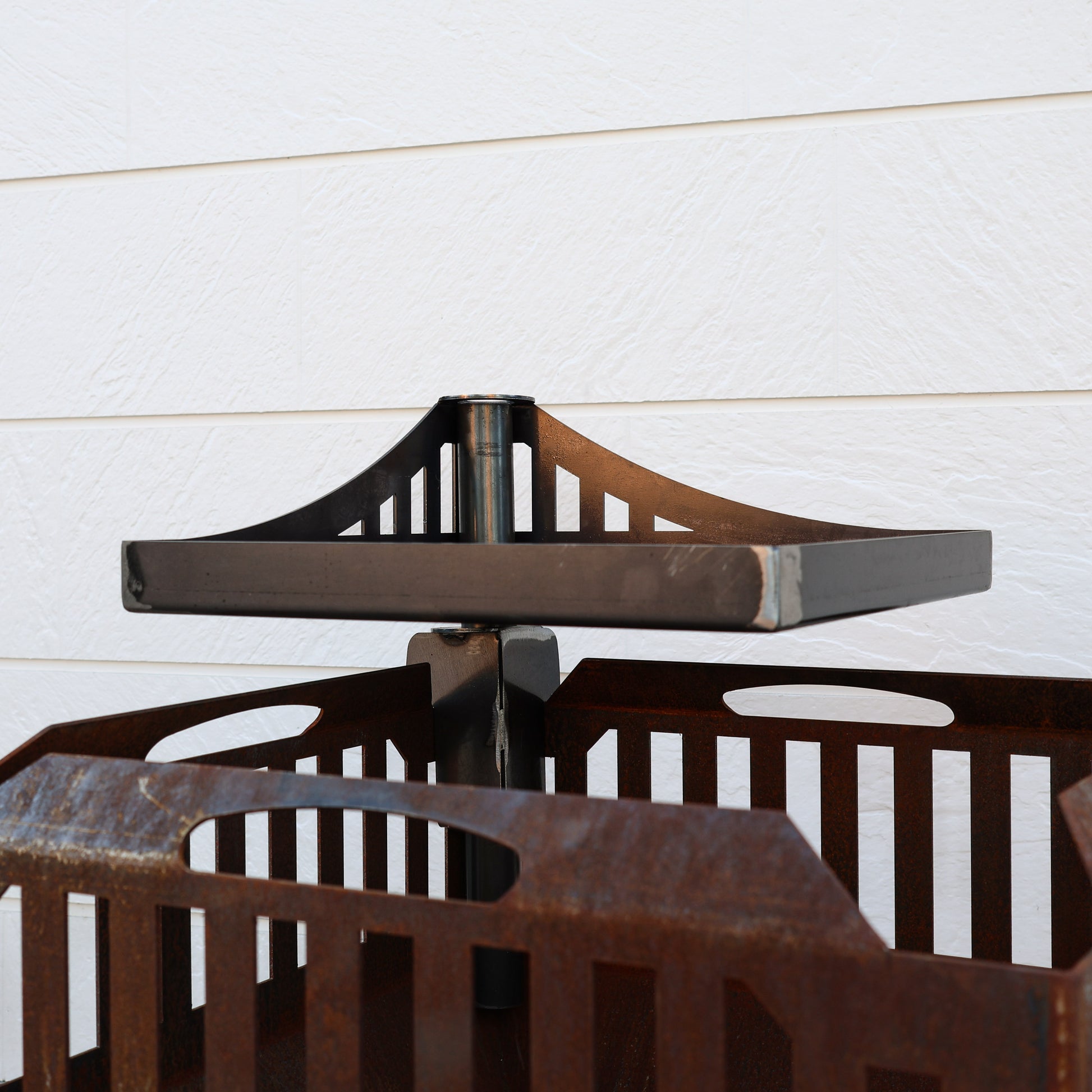 The Backyard Firepit w/ BBQ Plate