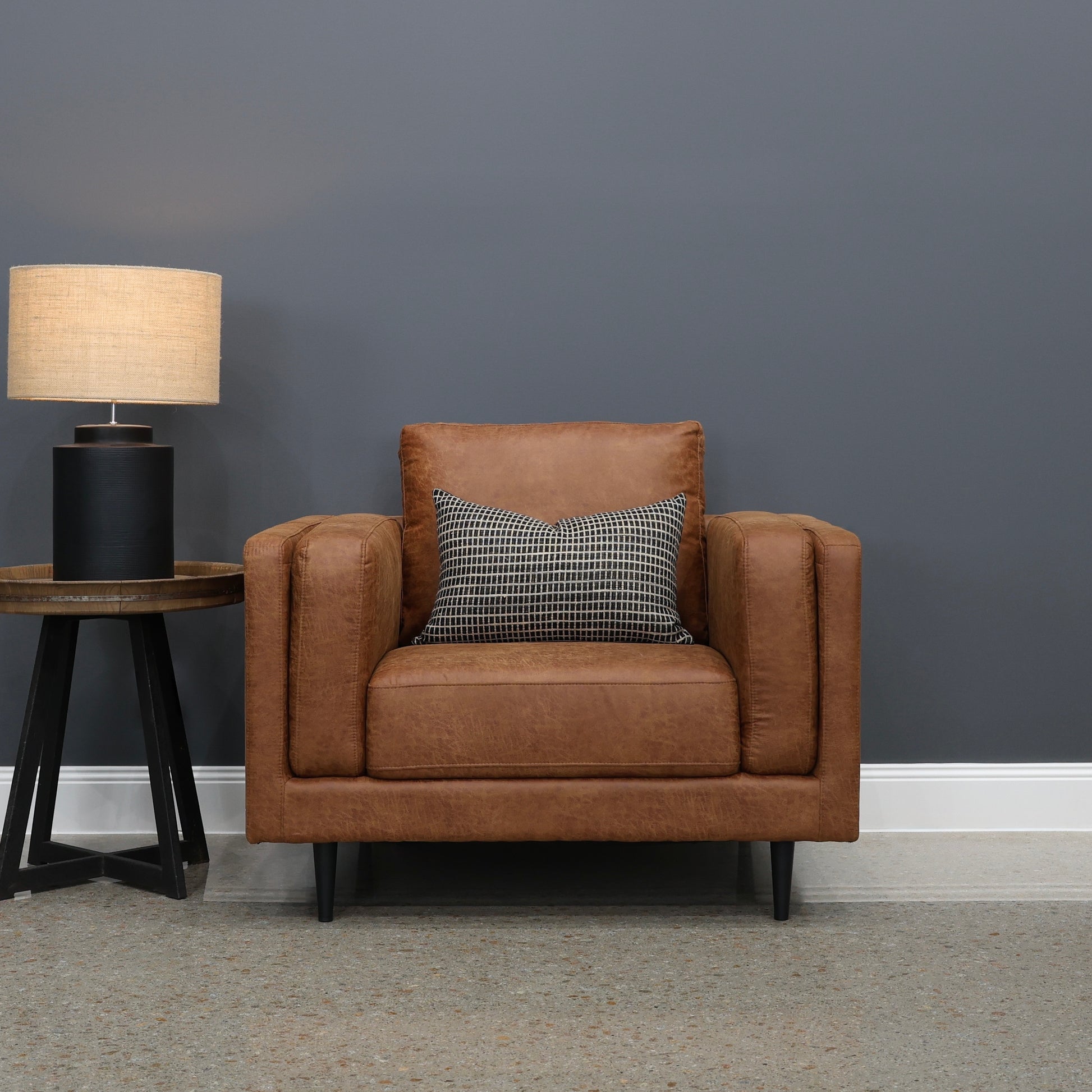 Canberra Armchair - Highland Buff
