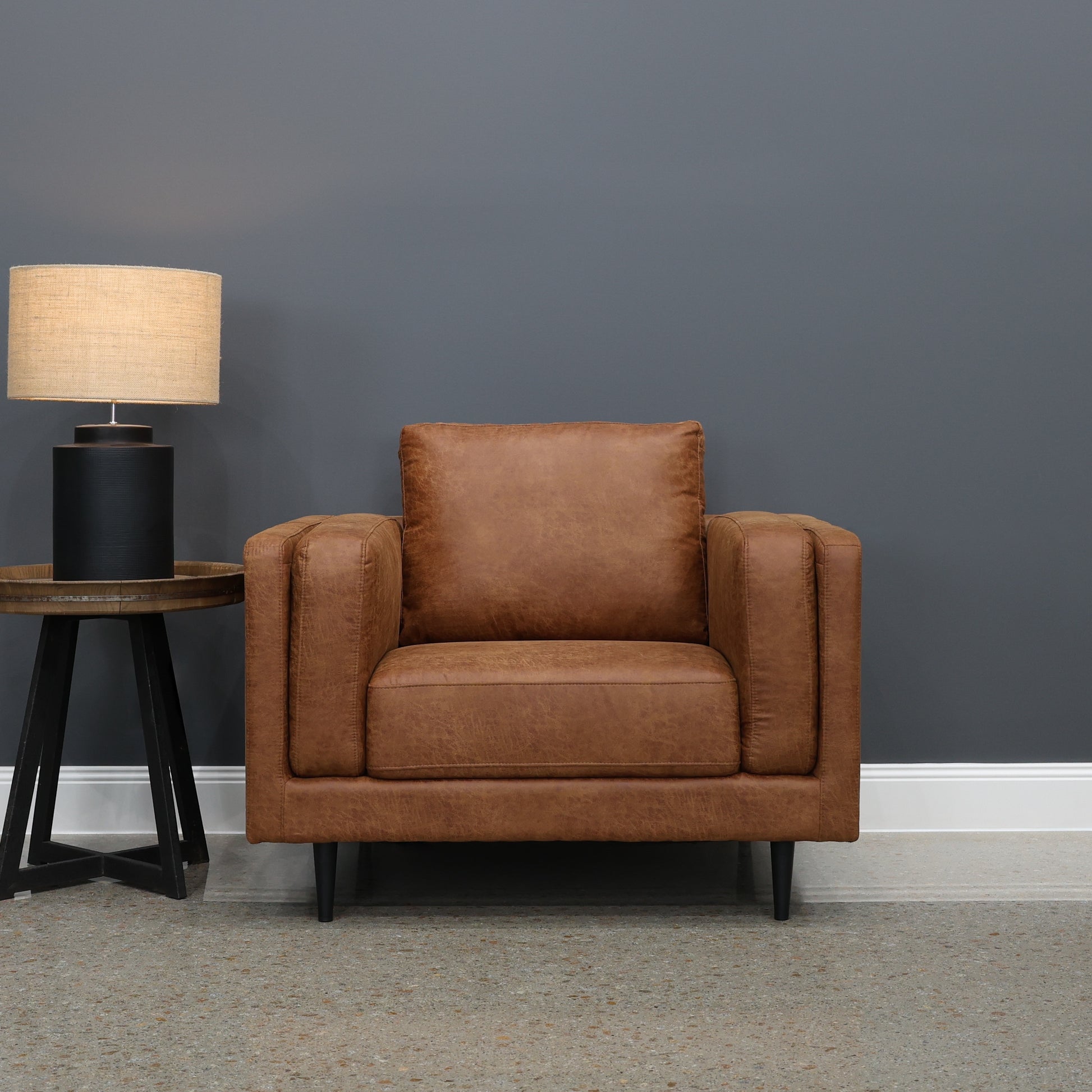 Canberra Armchair - Highland Buff