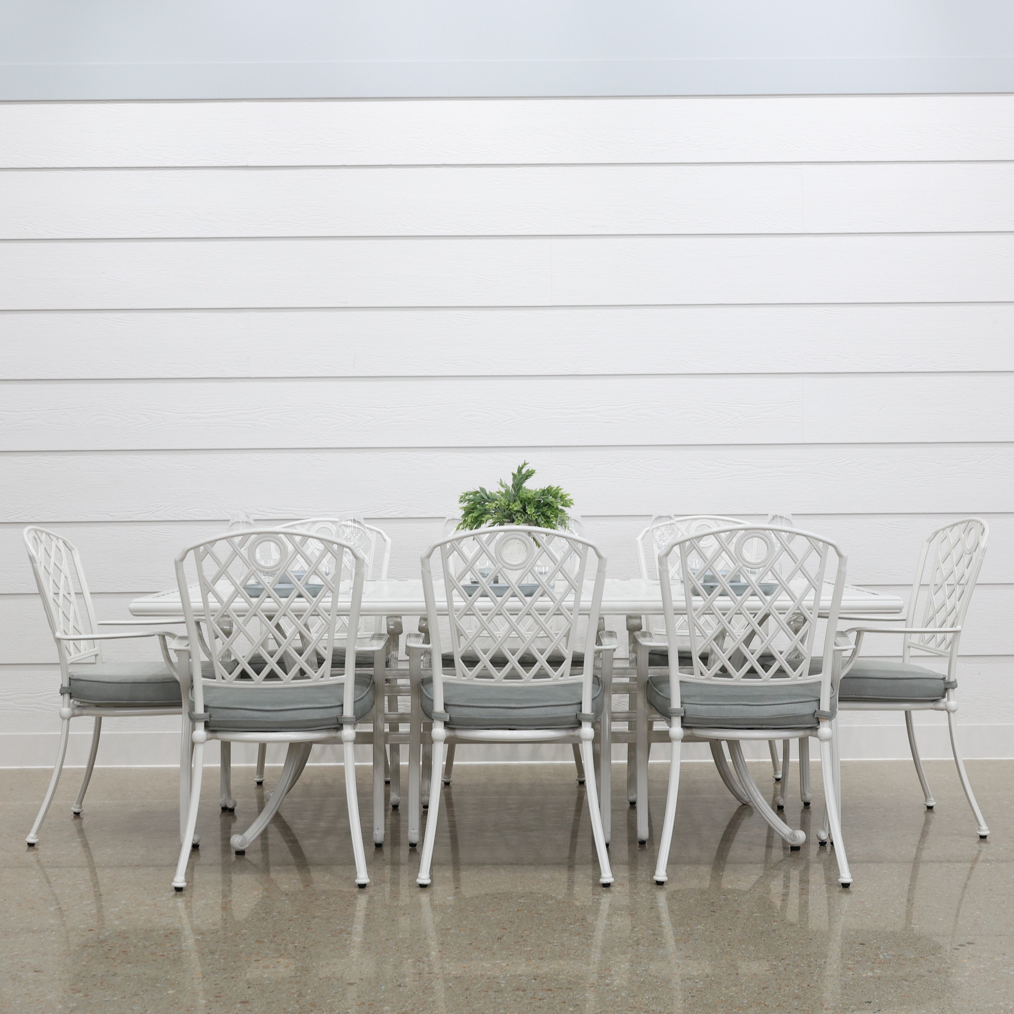 New Portarlington Dining Table - White Frame