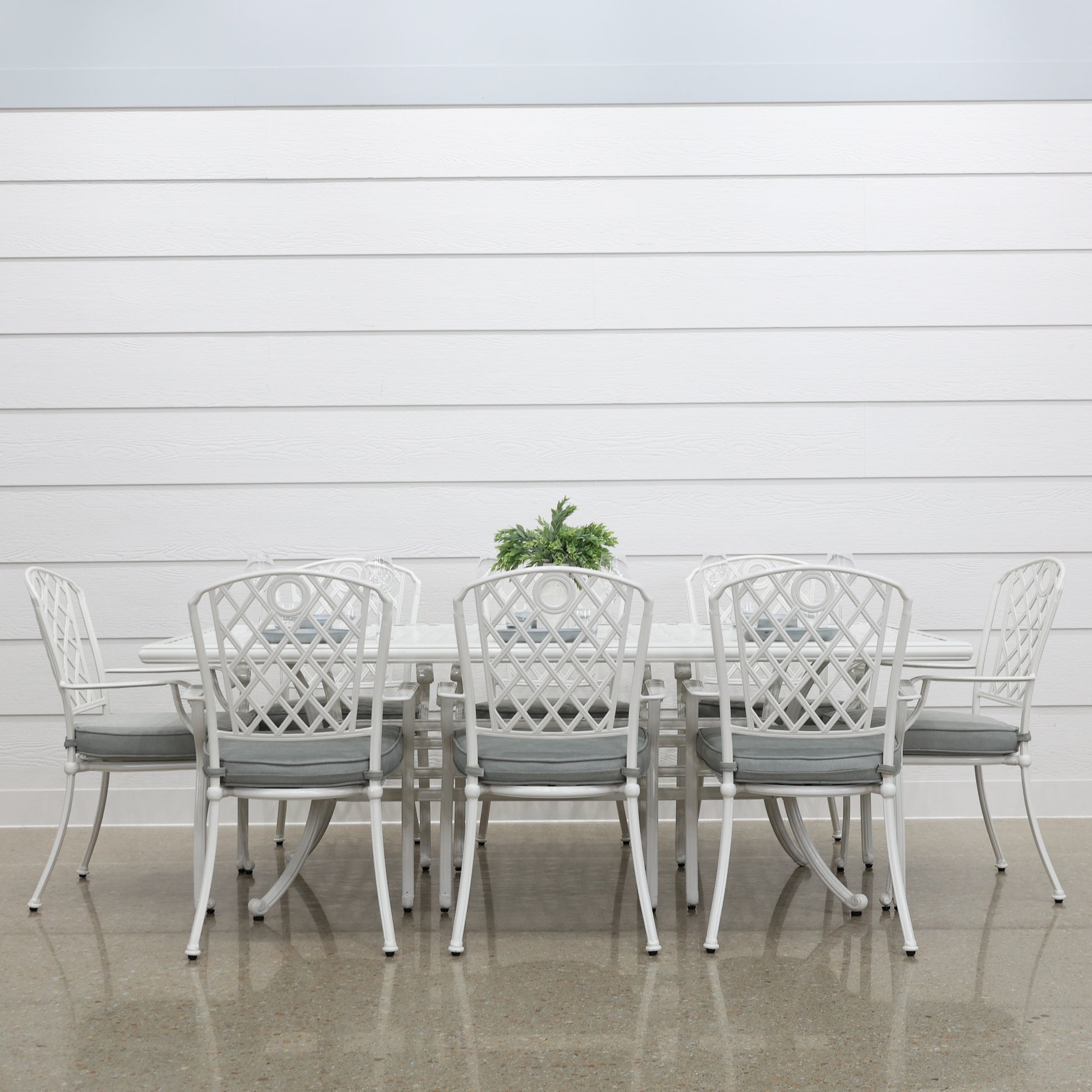 New Portarlington Dining Table - White Frame