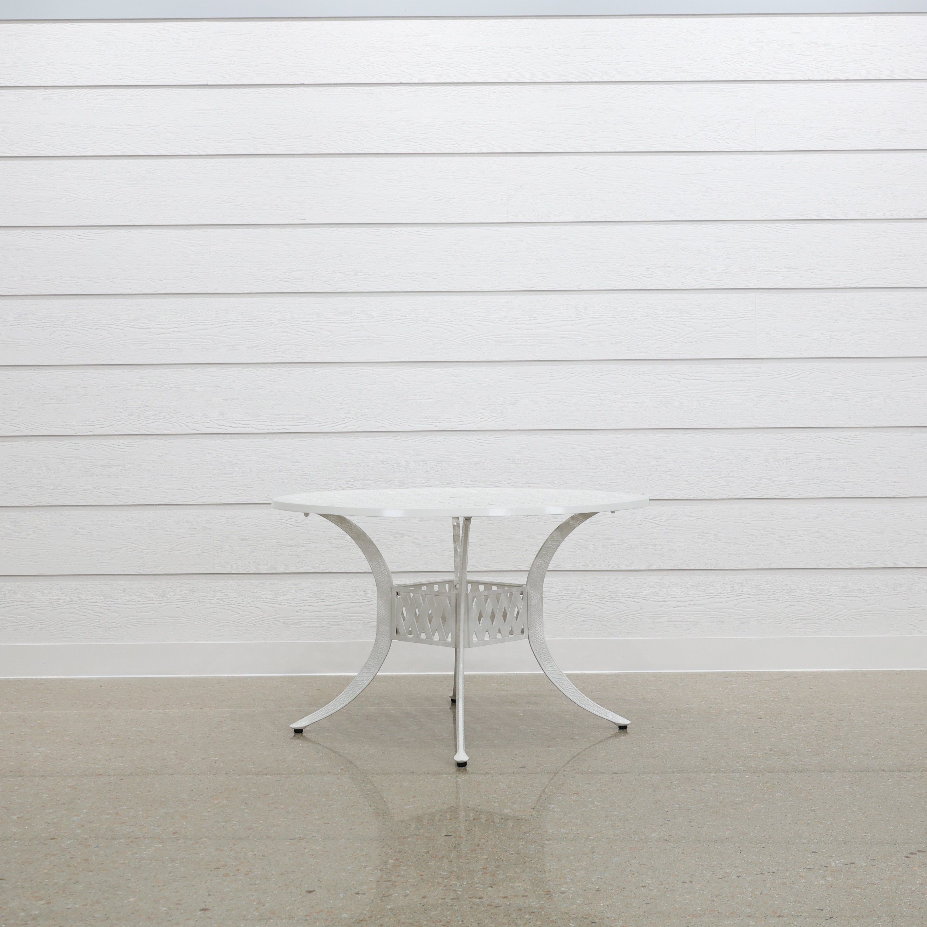 New Portarlington 122cm Round Table- White
