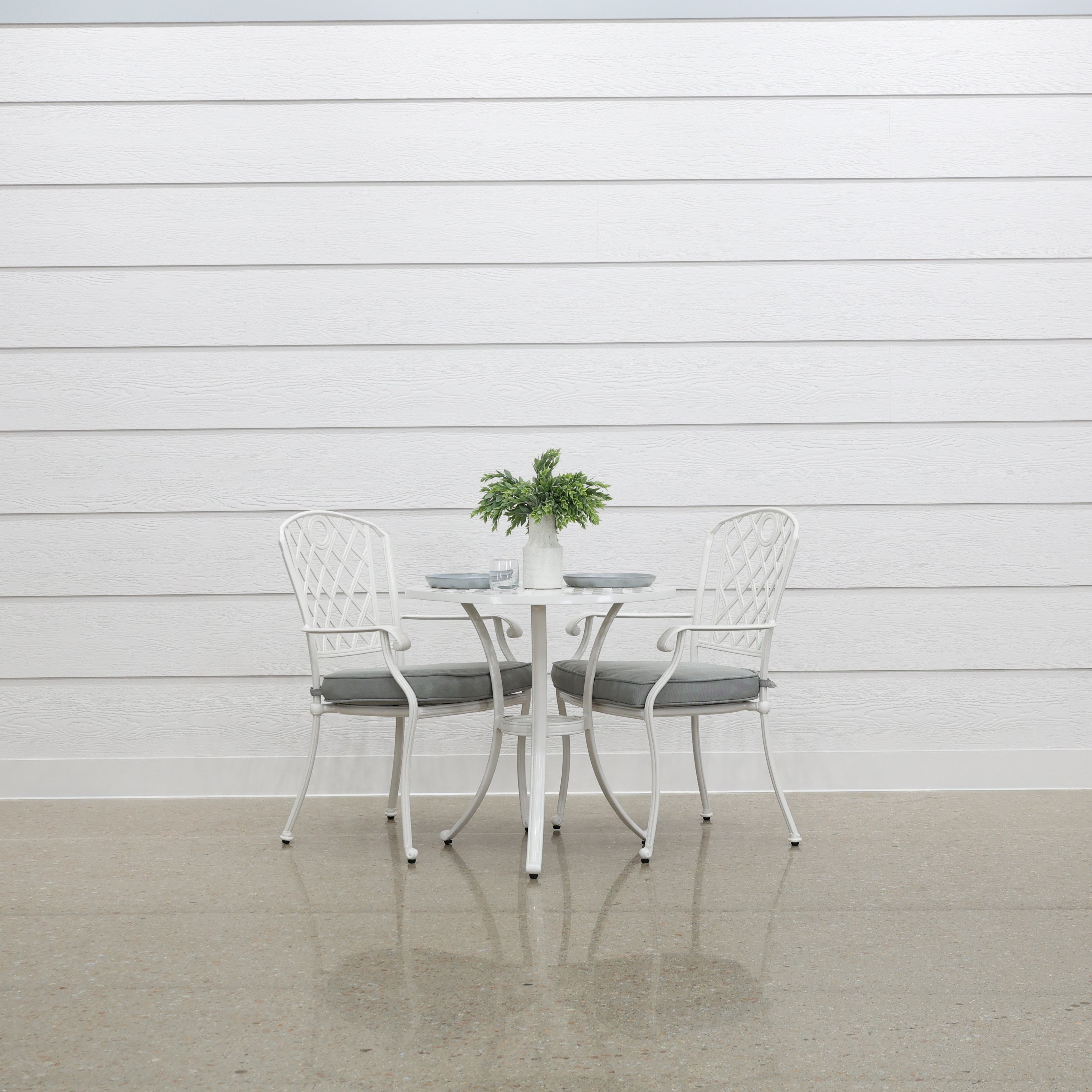 New Portarlington 3 Piece Casual Setting - White