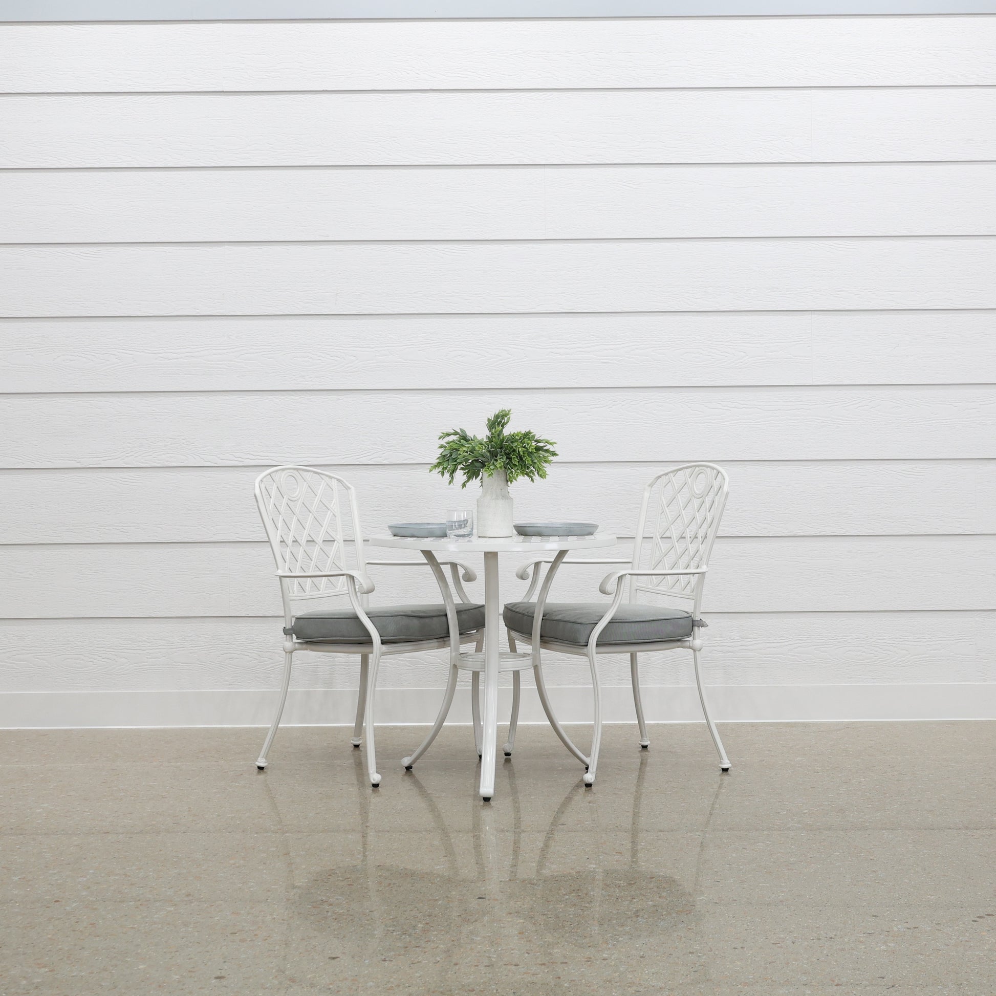 New Portarlington 3 Piece Casual Setting - White