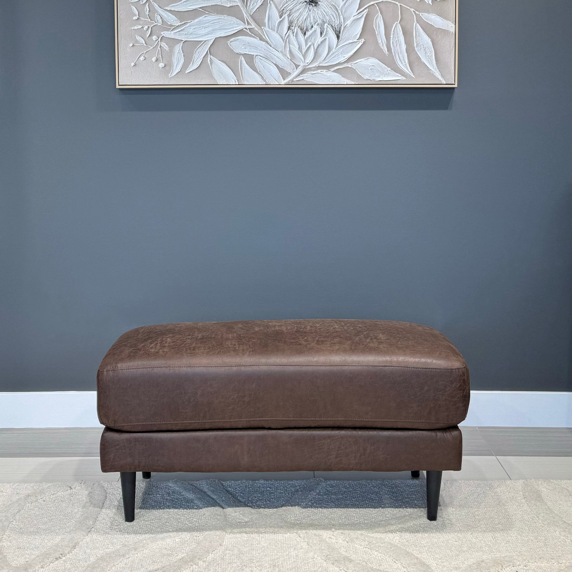 Canberra Ottoman - Highland Chestnut