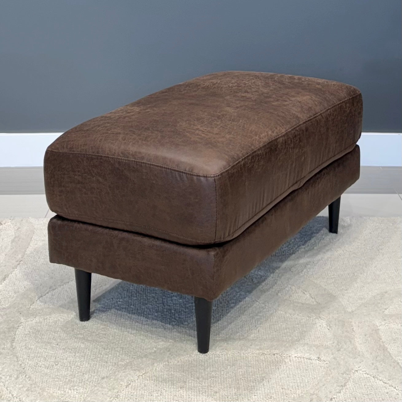 Canberra Ottoman - Highland Chestnut