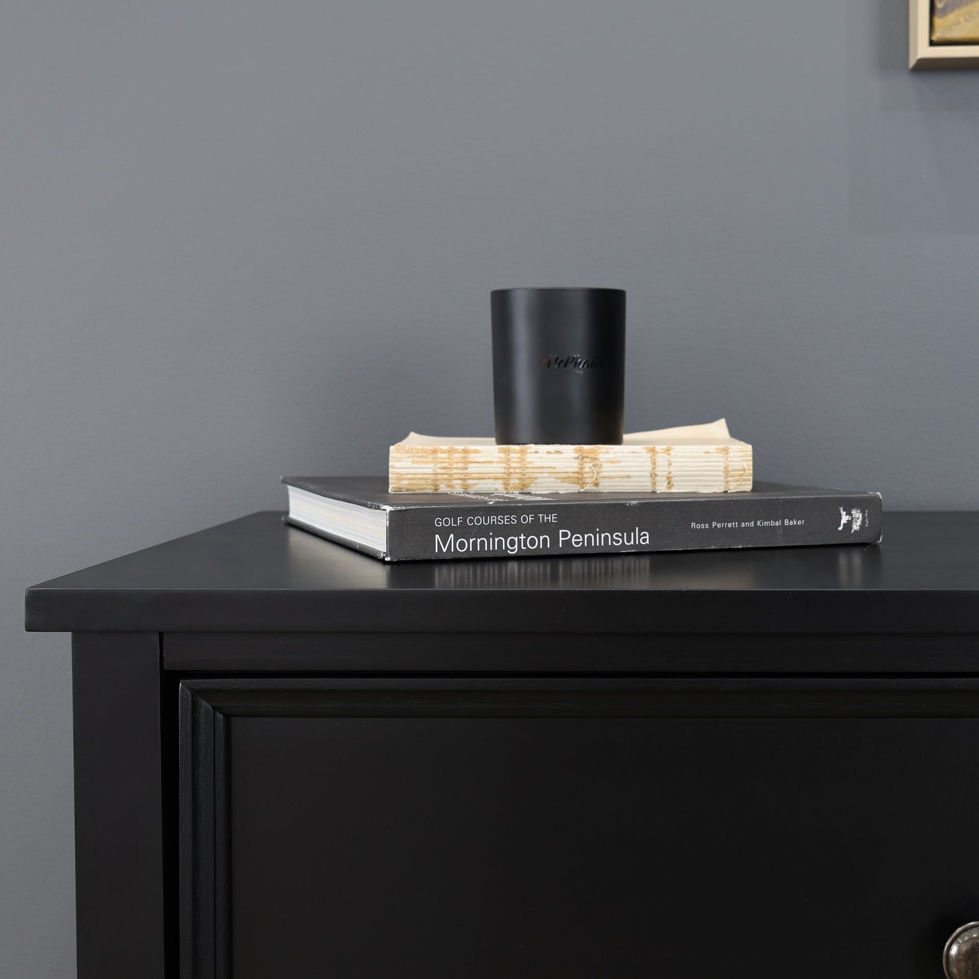 Joseph Bedside w/ 1 Drawer - Black