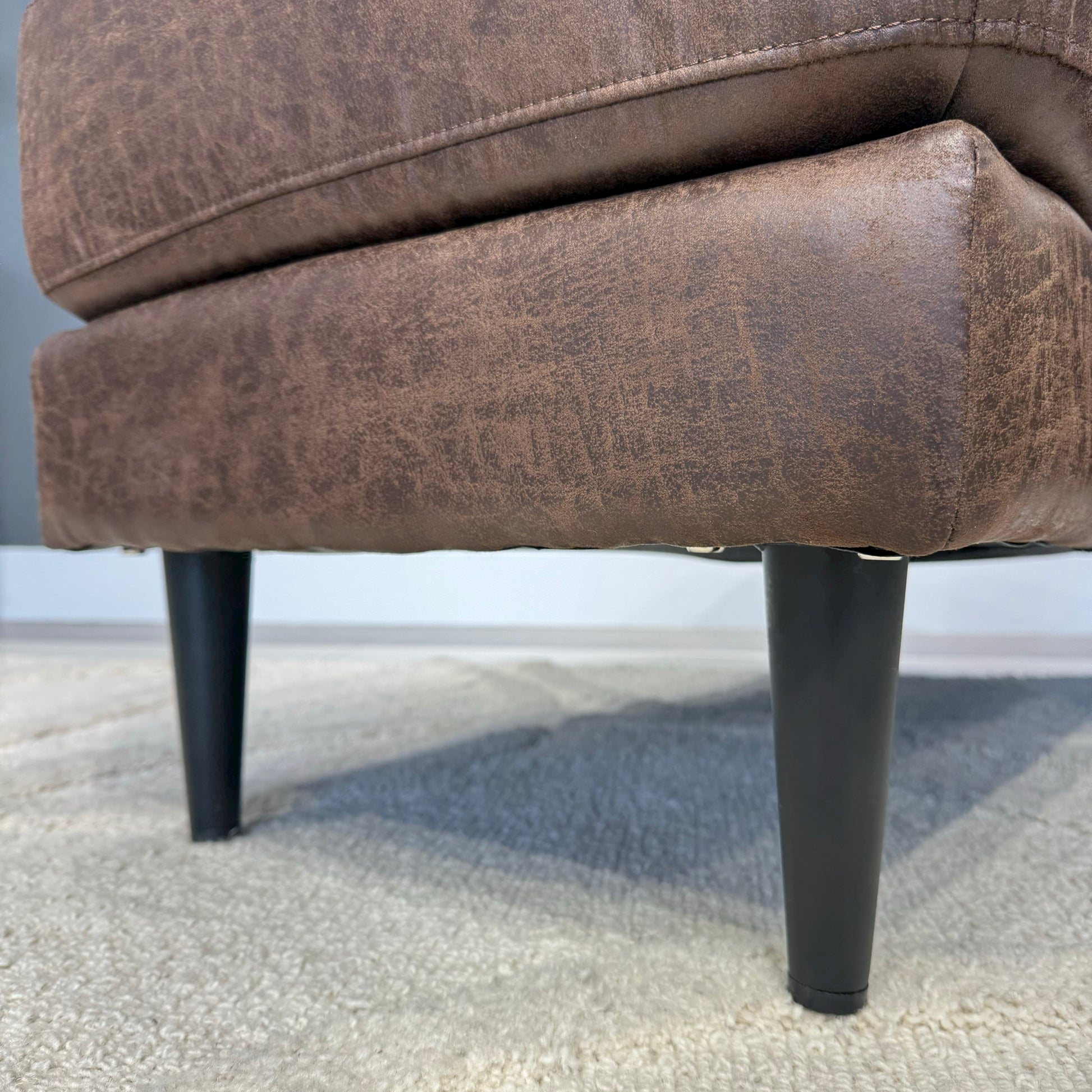 Canberra Ottoman - Highland Chestnut