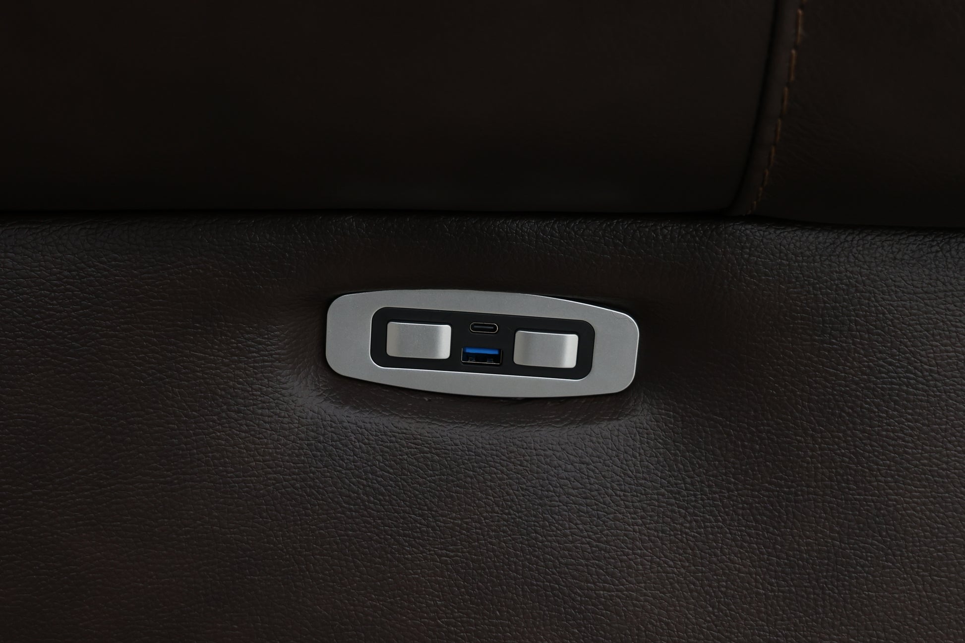 Laura 2 Seater Electric Loveseat - English Tan Leather