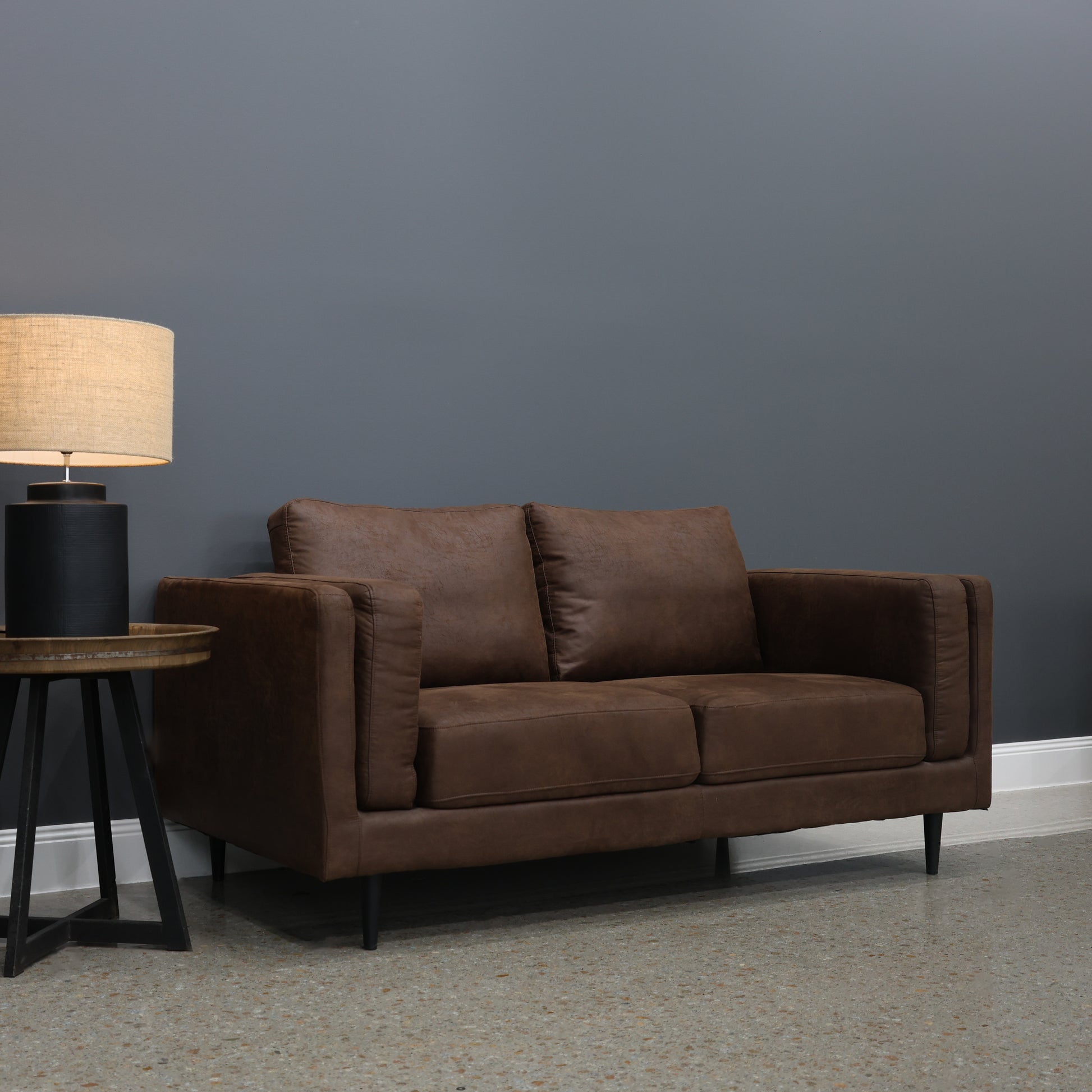 Canberra Loveseat - Highland Chestnut