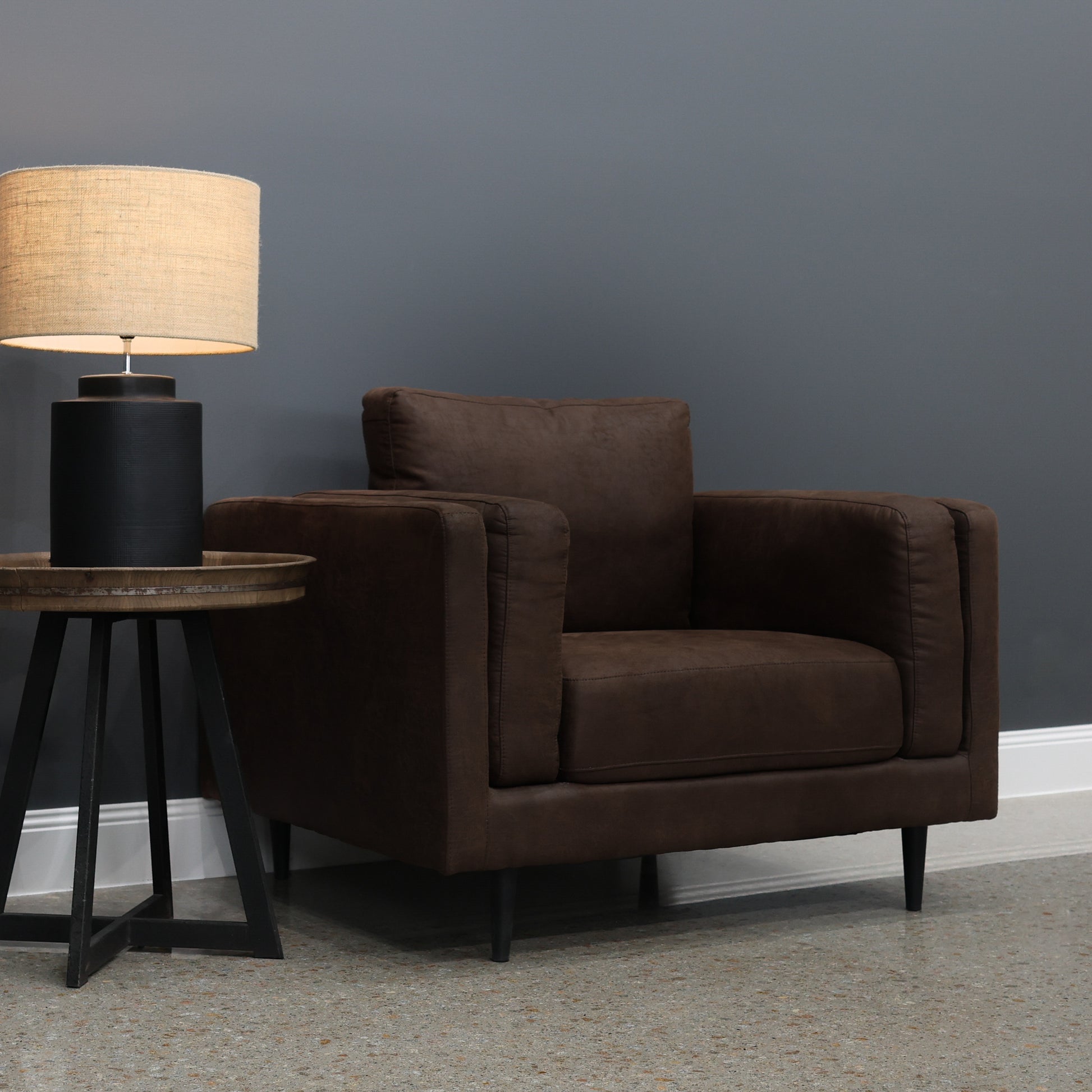 Canberra Armchair - Highland Chestnut