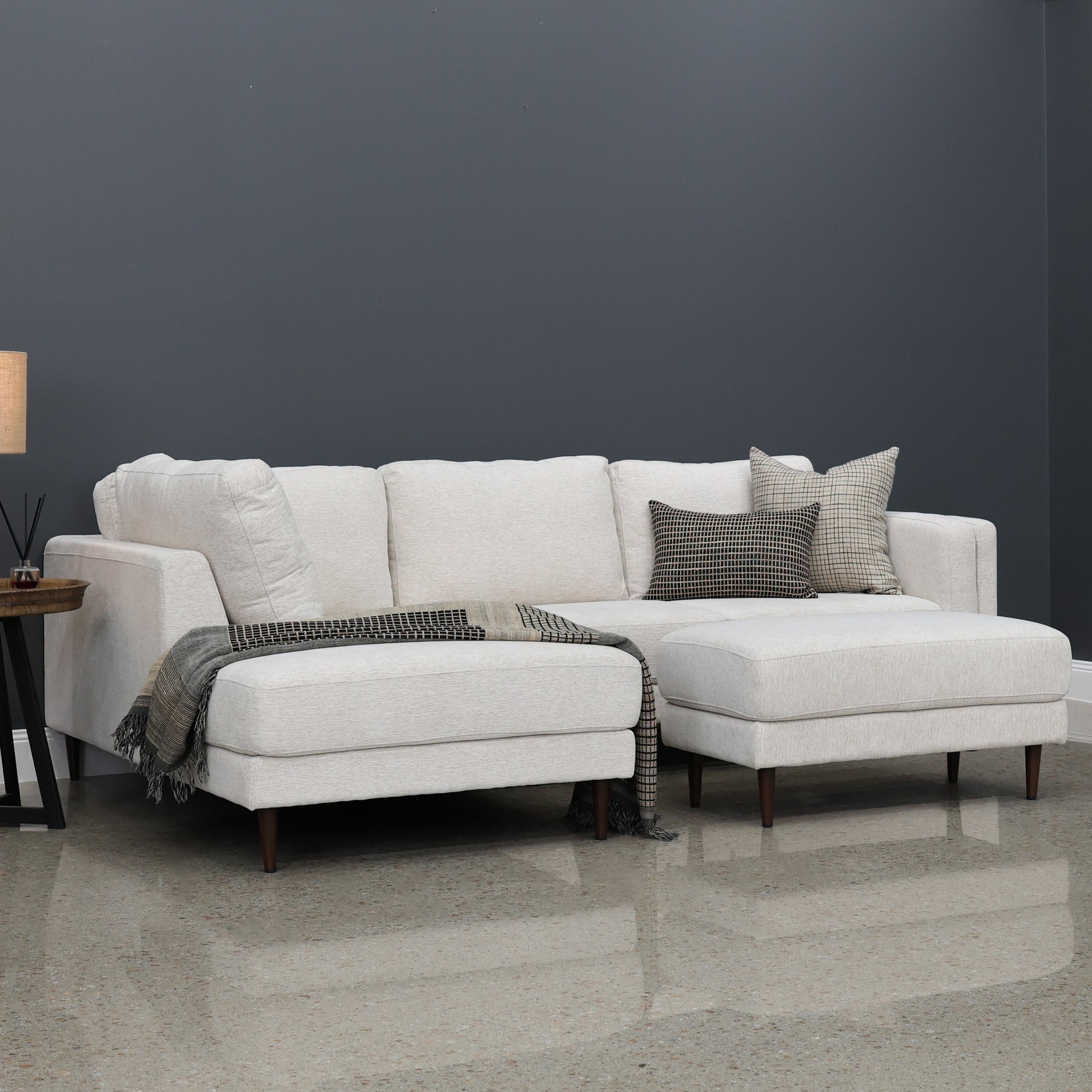 Canberra Sofa Chaise - Natural