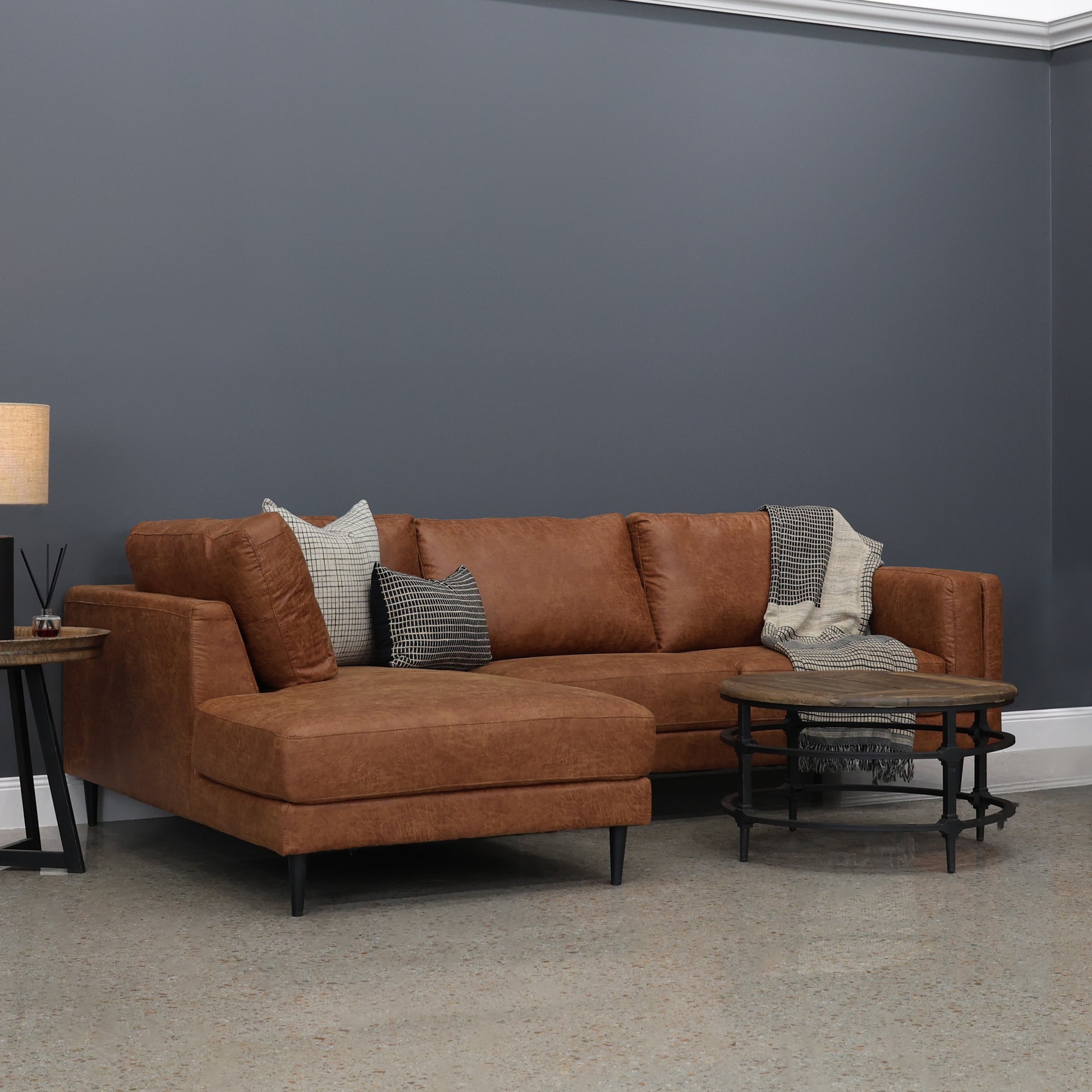 Canberra Sofa Chaise - Highland Buff