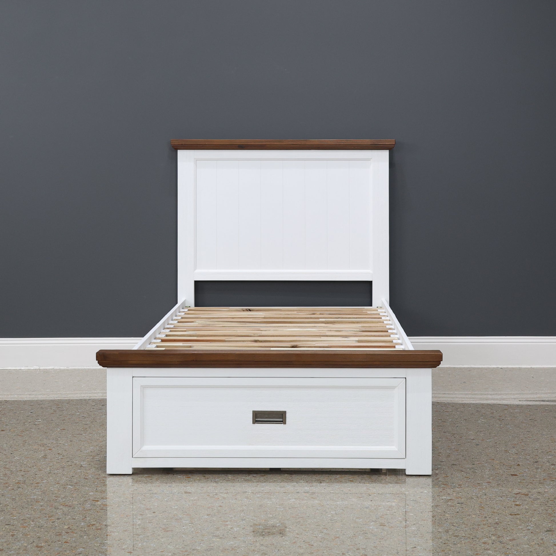 Provedore Two Tone Bed w/ Storage - Single