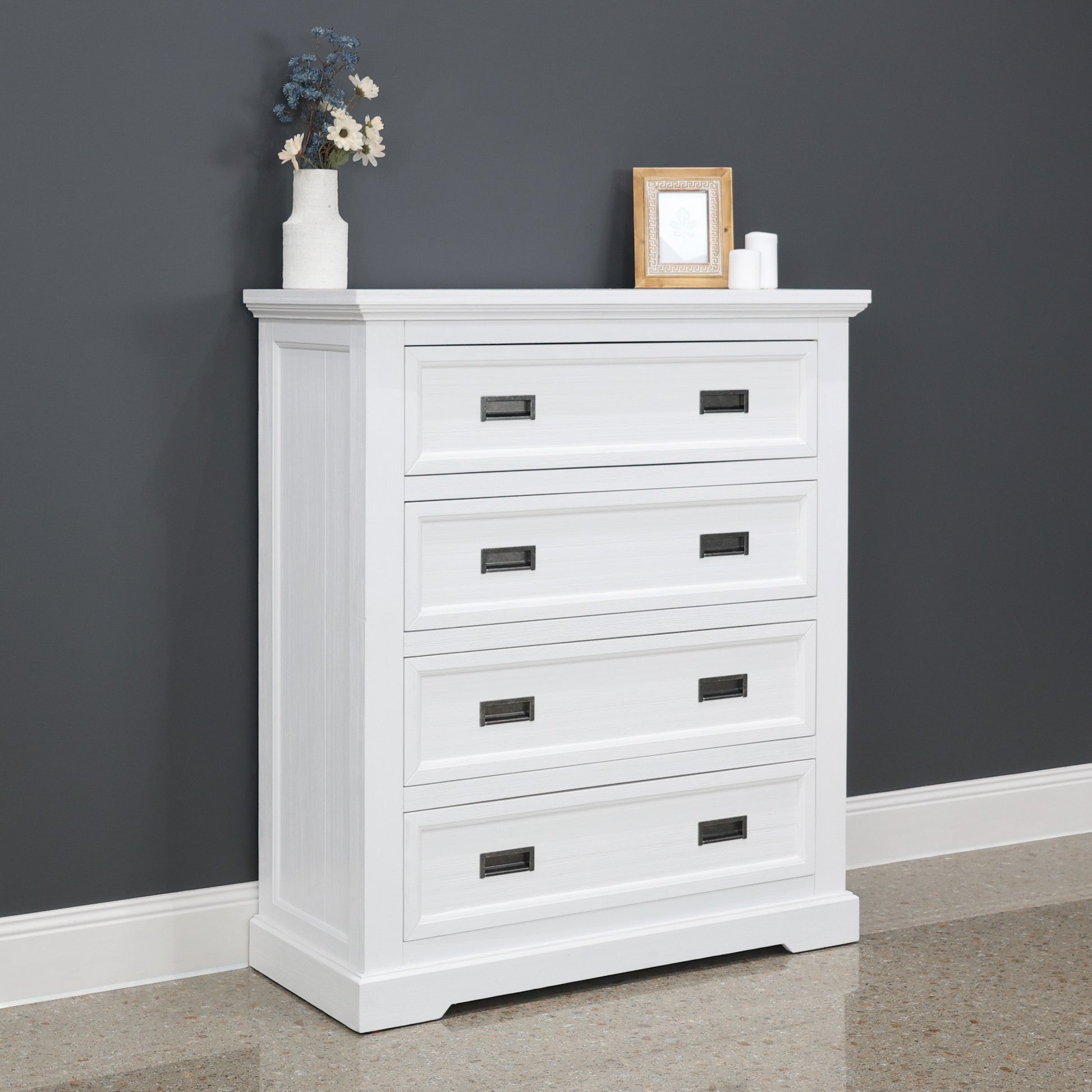 Provedore All White Tallboy – McPhails Furniture