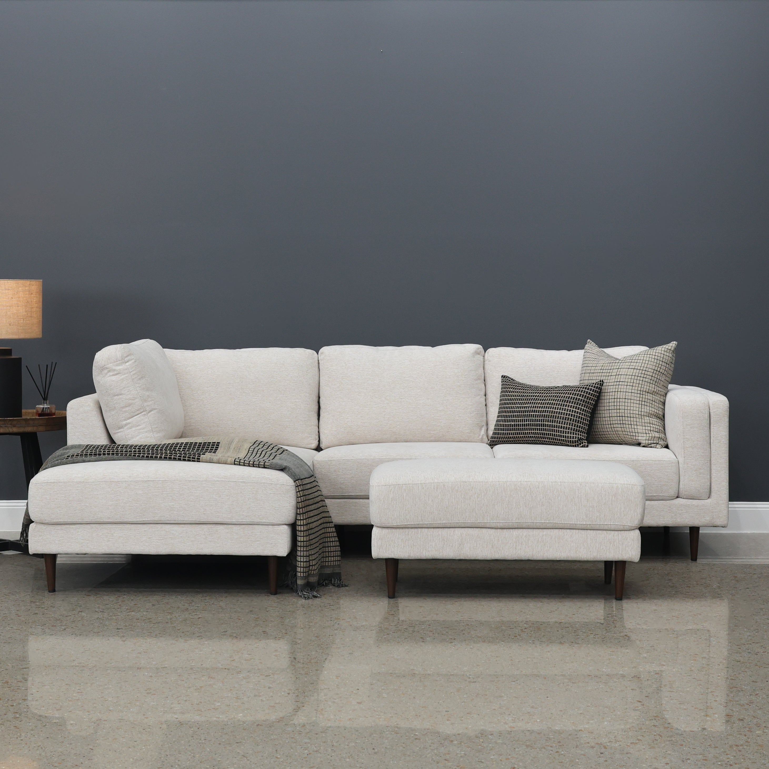 Canberra Sofa Chaise - Natural