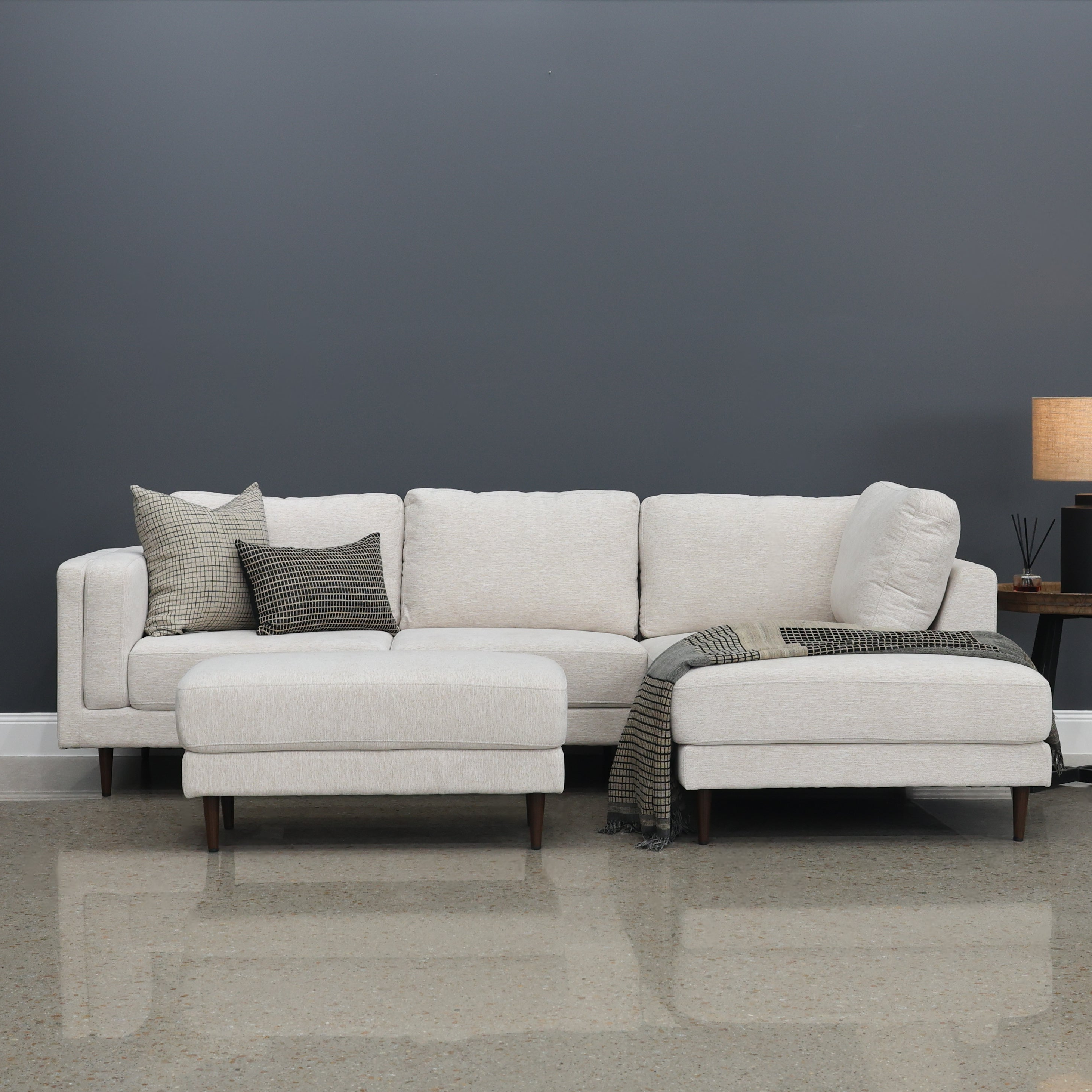 Canberra Sofa Chaise - Natural