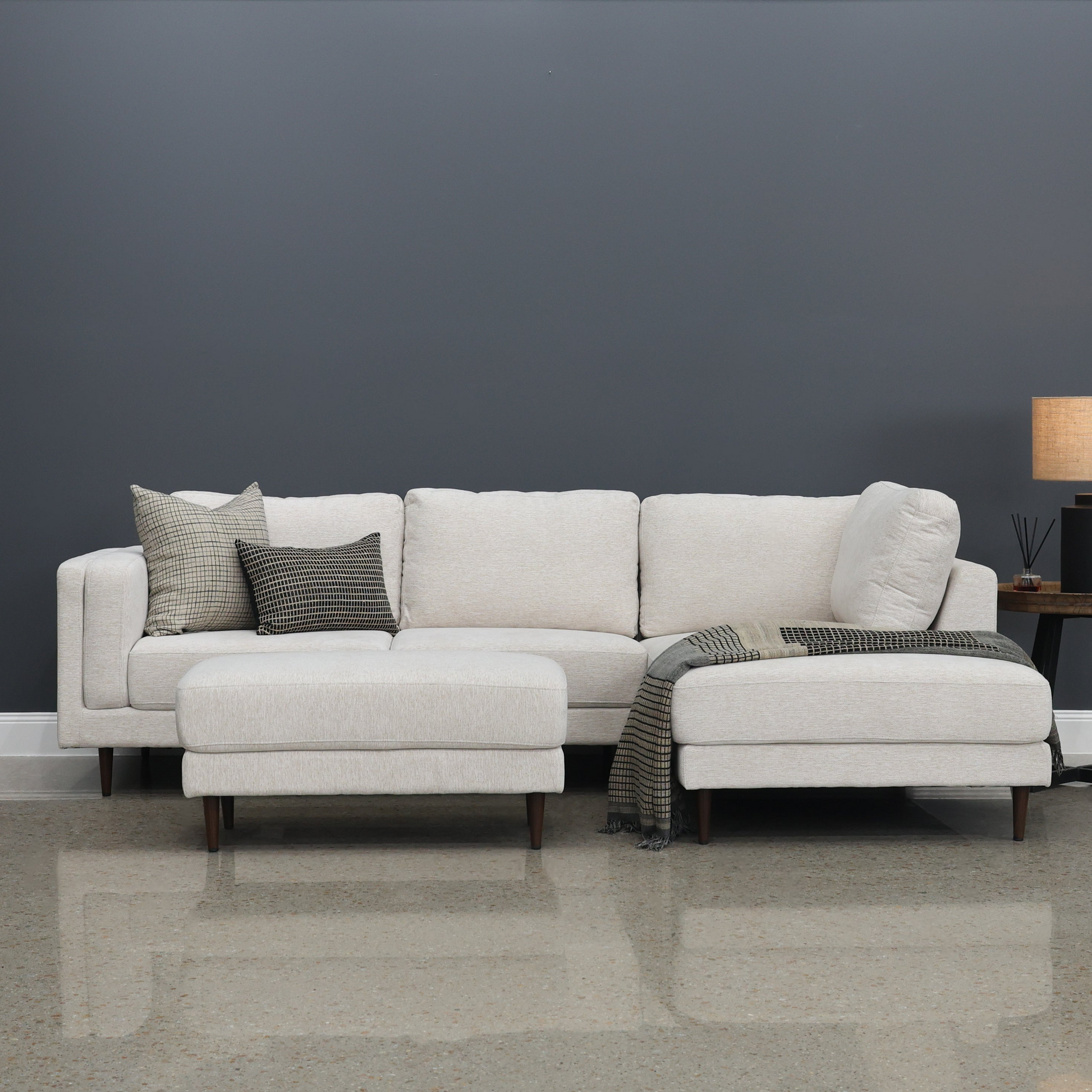Canberra Sofa Chaise - Natural