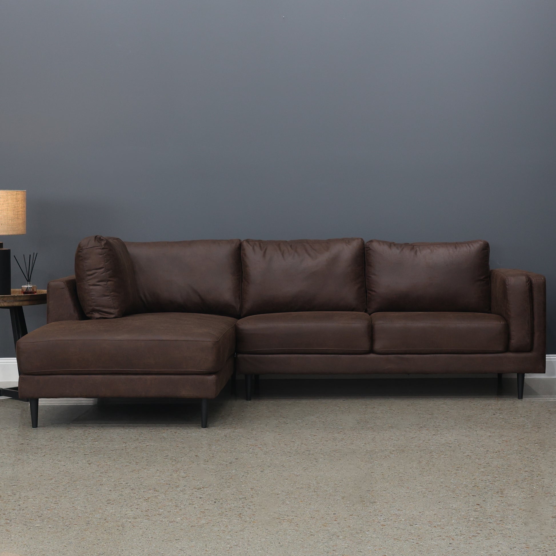 Canberra Sofa Chaise - Highland Chestnut