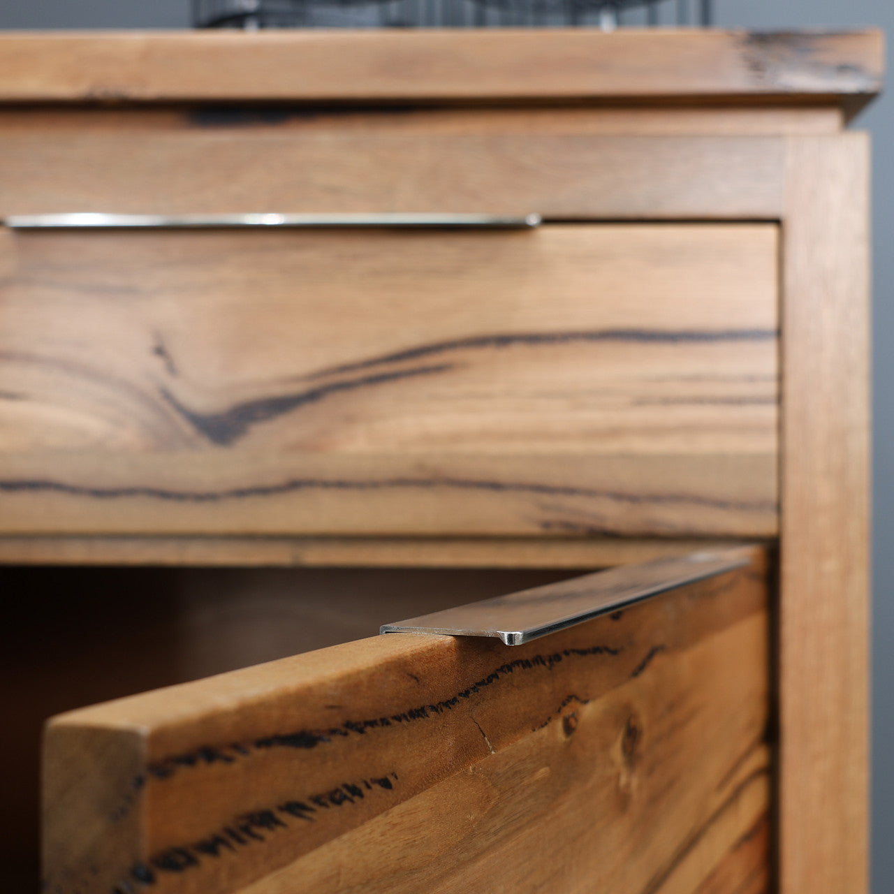 The Marri Wood Buffet w/ 4 Drawers 4 Doors