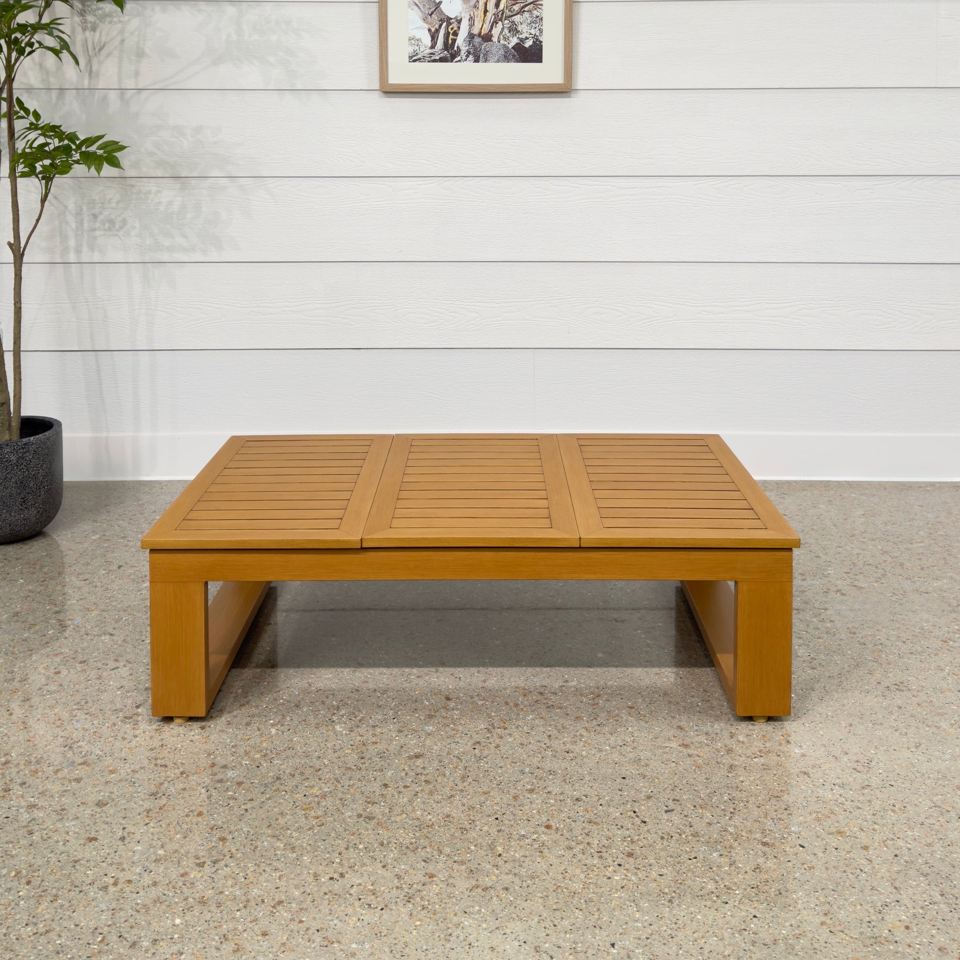 Mildura Coffee Table - Teak Look