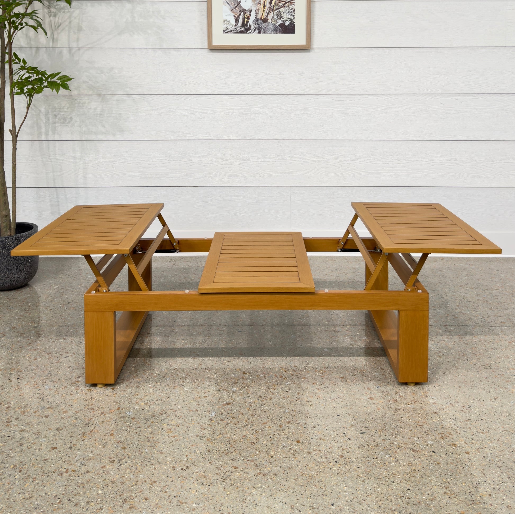 Mildura Coffee Table - Teak Look