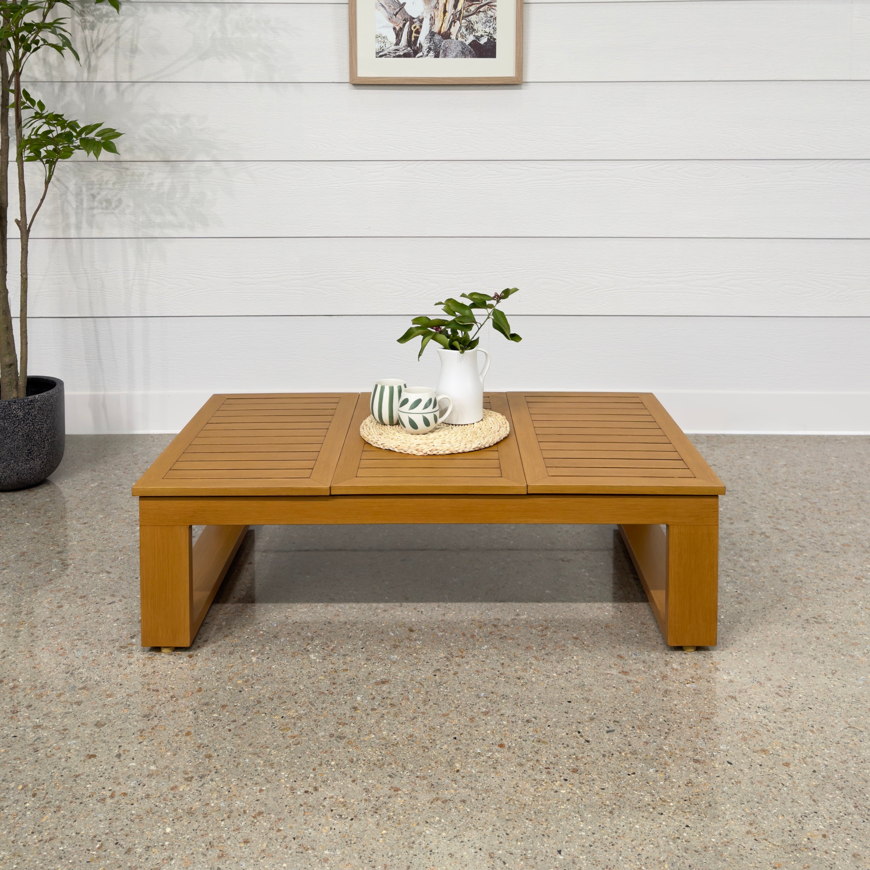 Mildura Coffee Table - Teak Look