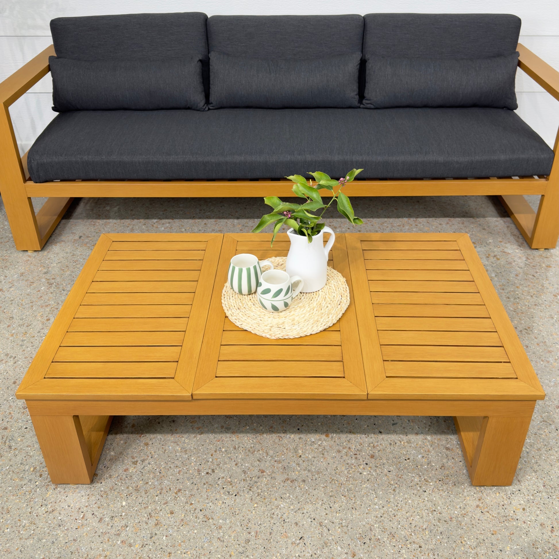 Mildura Coffee Table - Teak Look